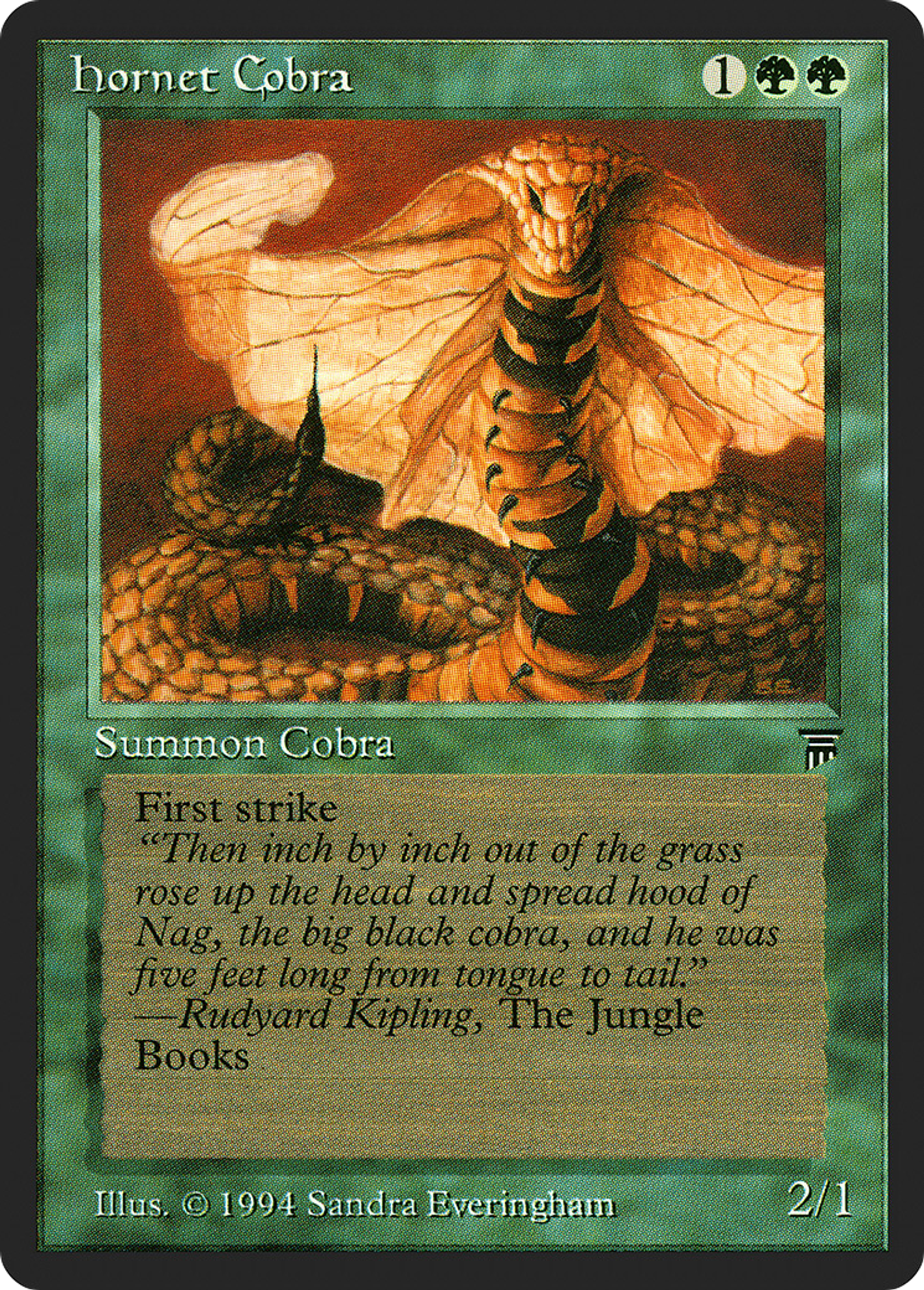 Hornet Cobra — Legends — Magic: The Gathering