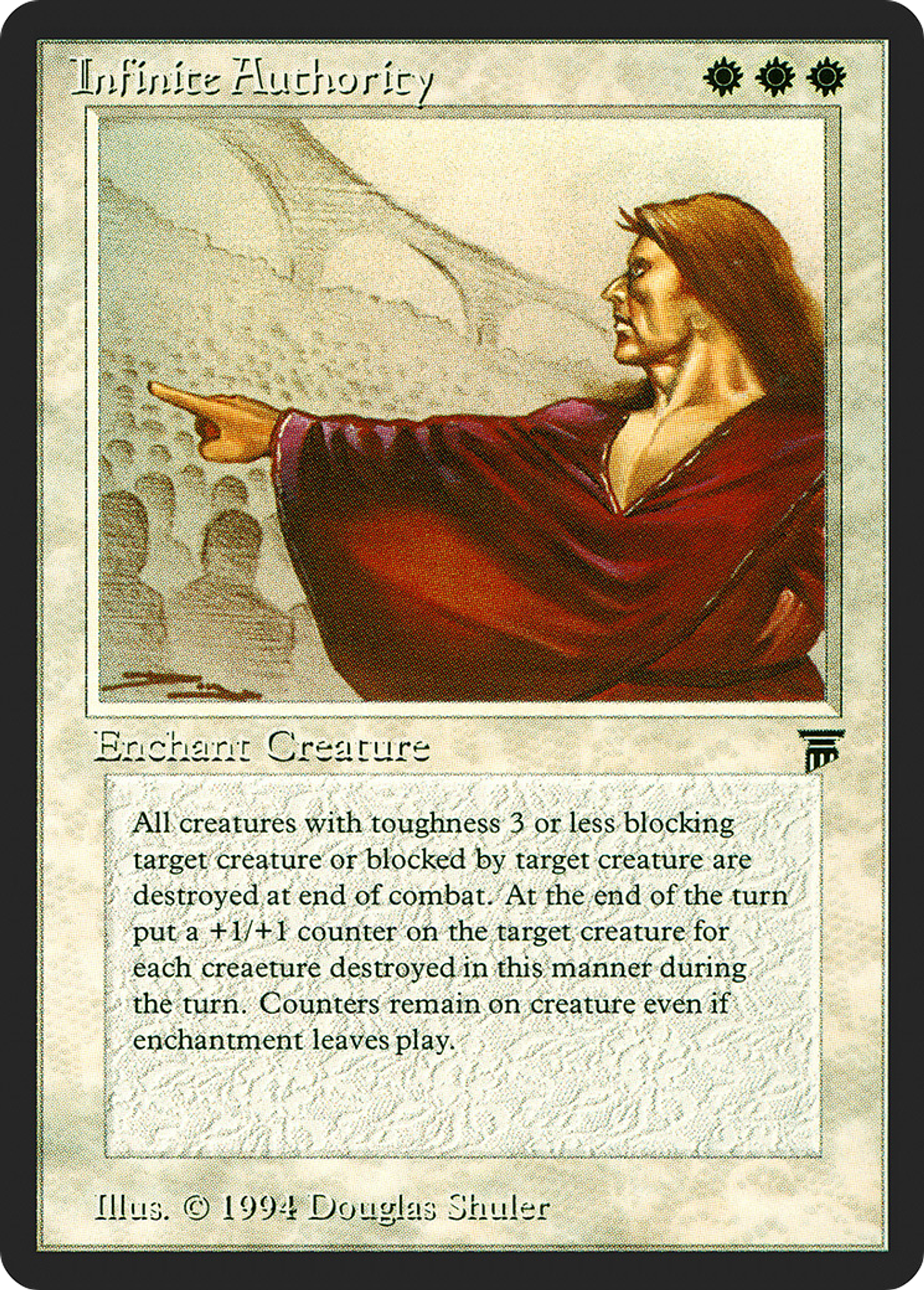Infinite Authority — Legends — Magic: The Gathering