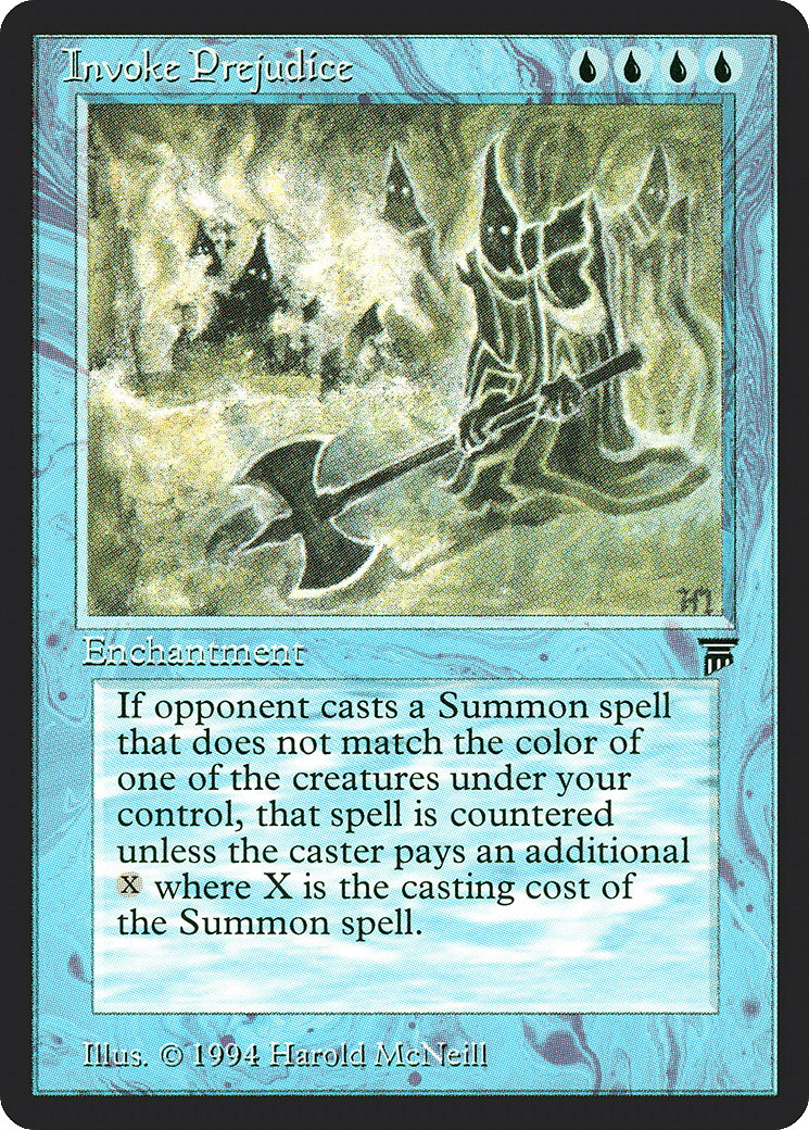 Invoke Prejudice — Legends — Magic: The Gathering