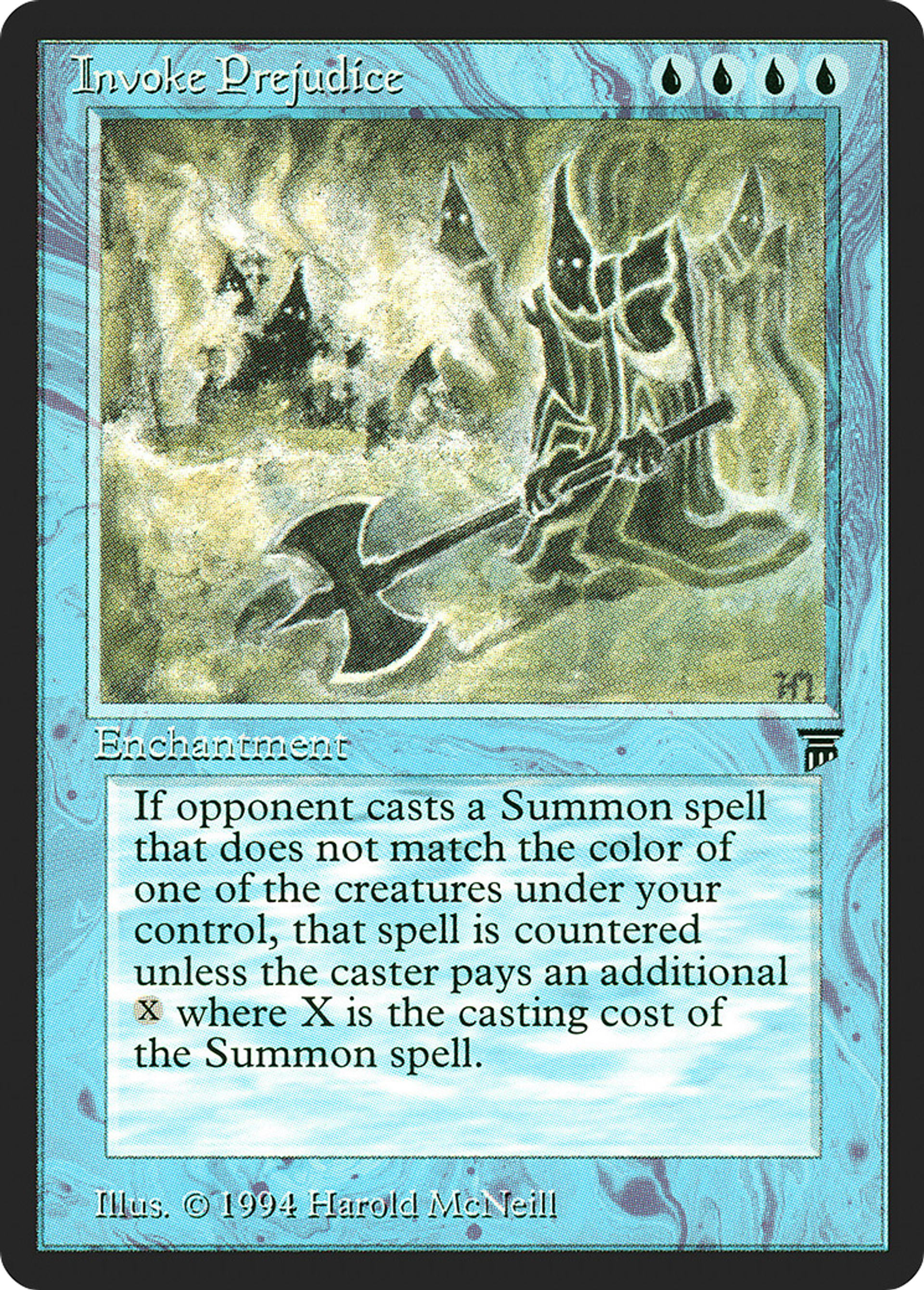 Invoke Prejudice — Legends — Magic: The Gathering