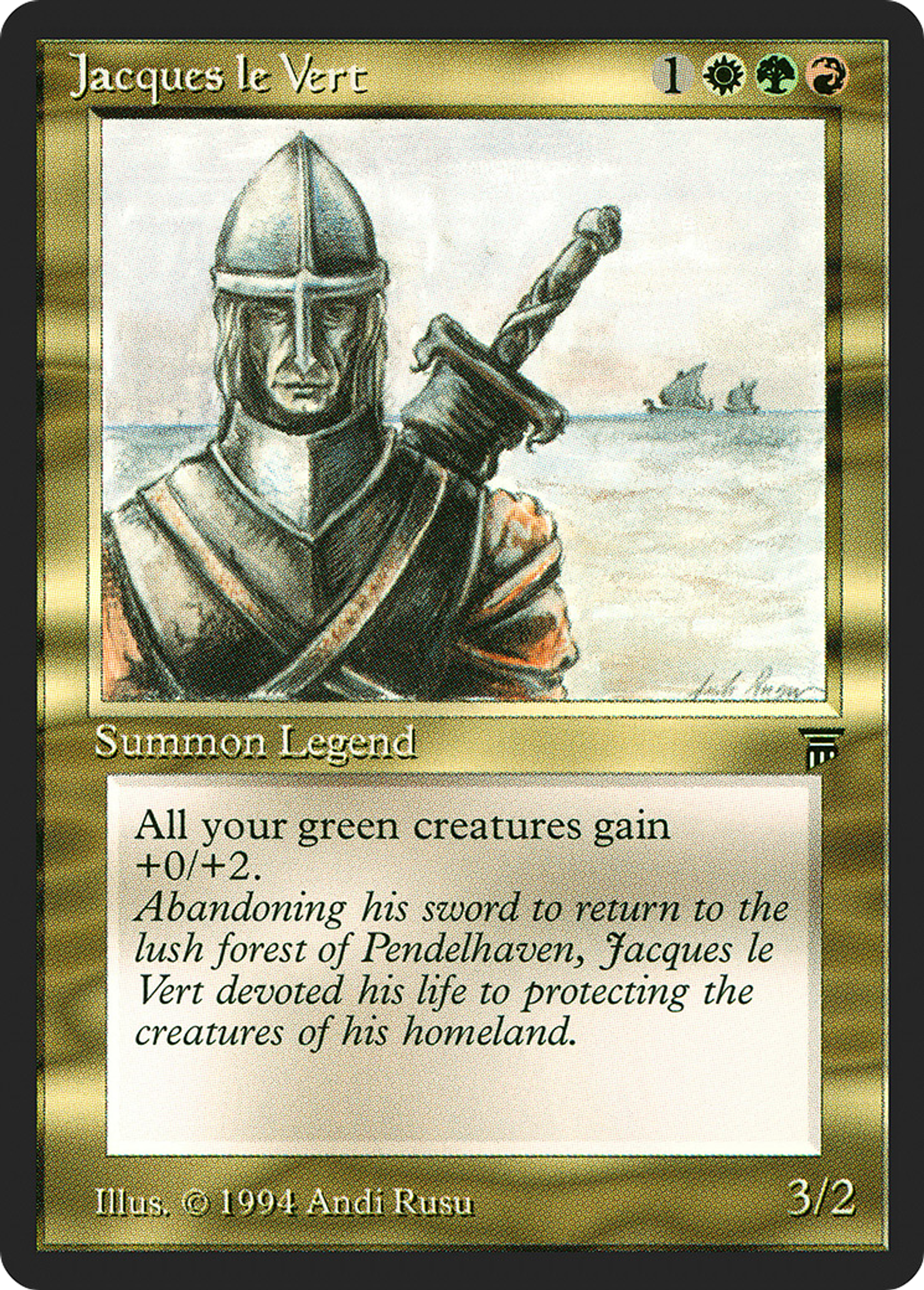 Jacques le Vert — Legends — Magic: The Gathering