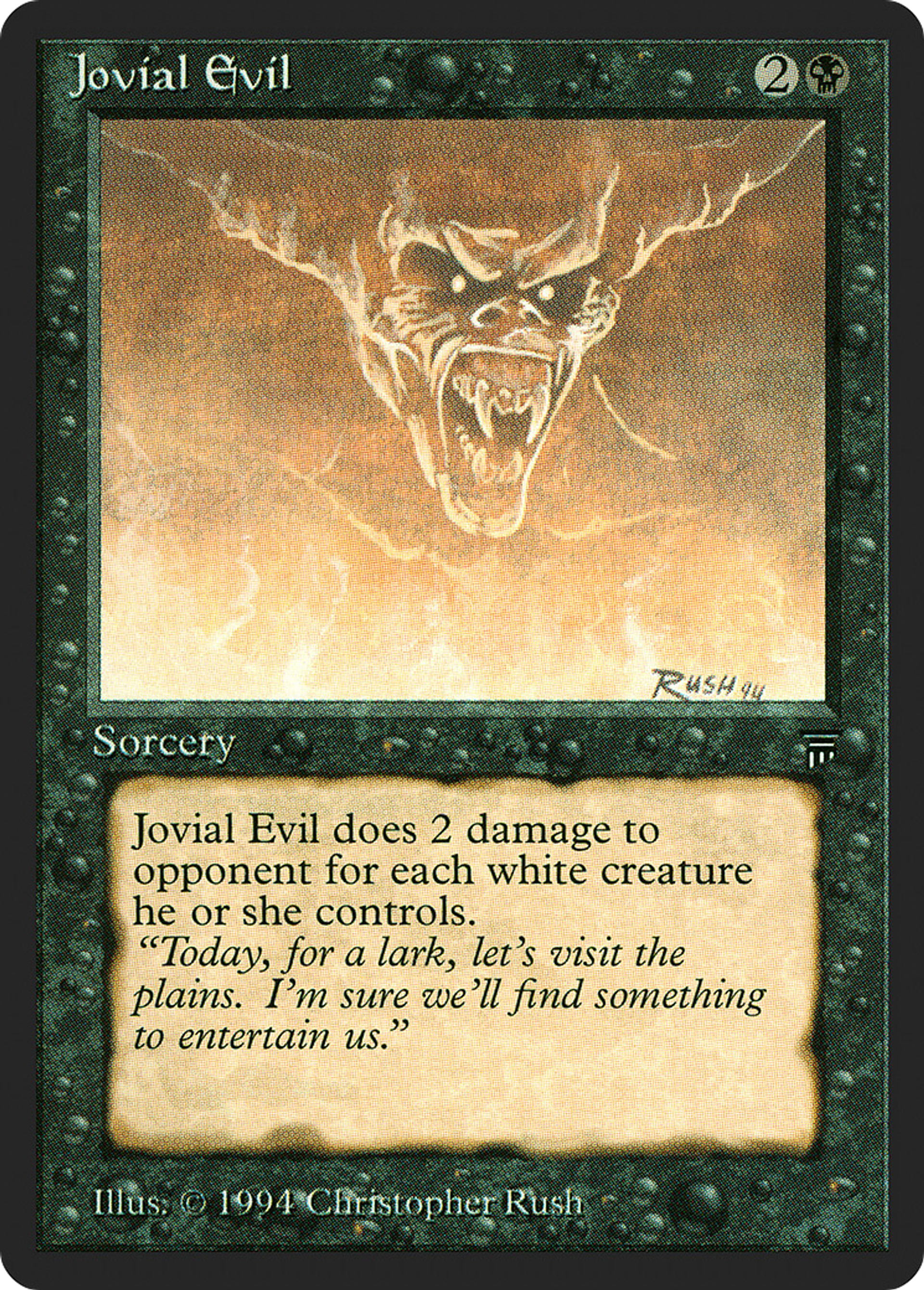 Jovial Evil — Legends — Magic: The Gathering