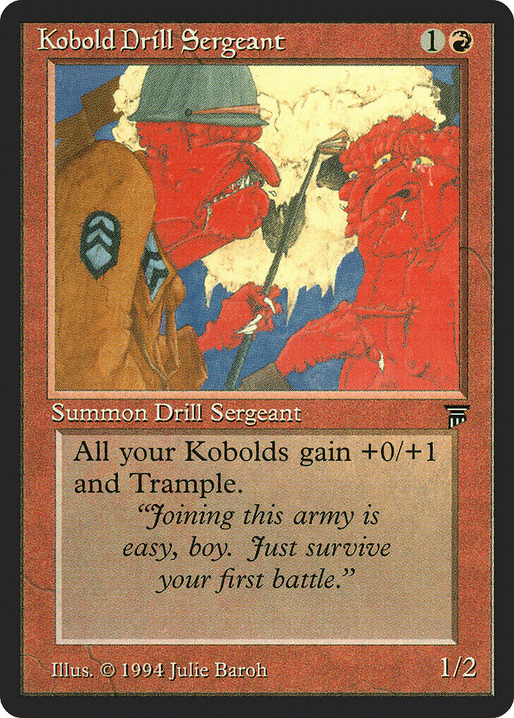 Kobold Drill Sergeant — Legends — Magic: The Gathering