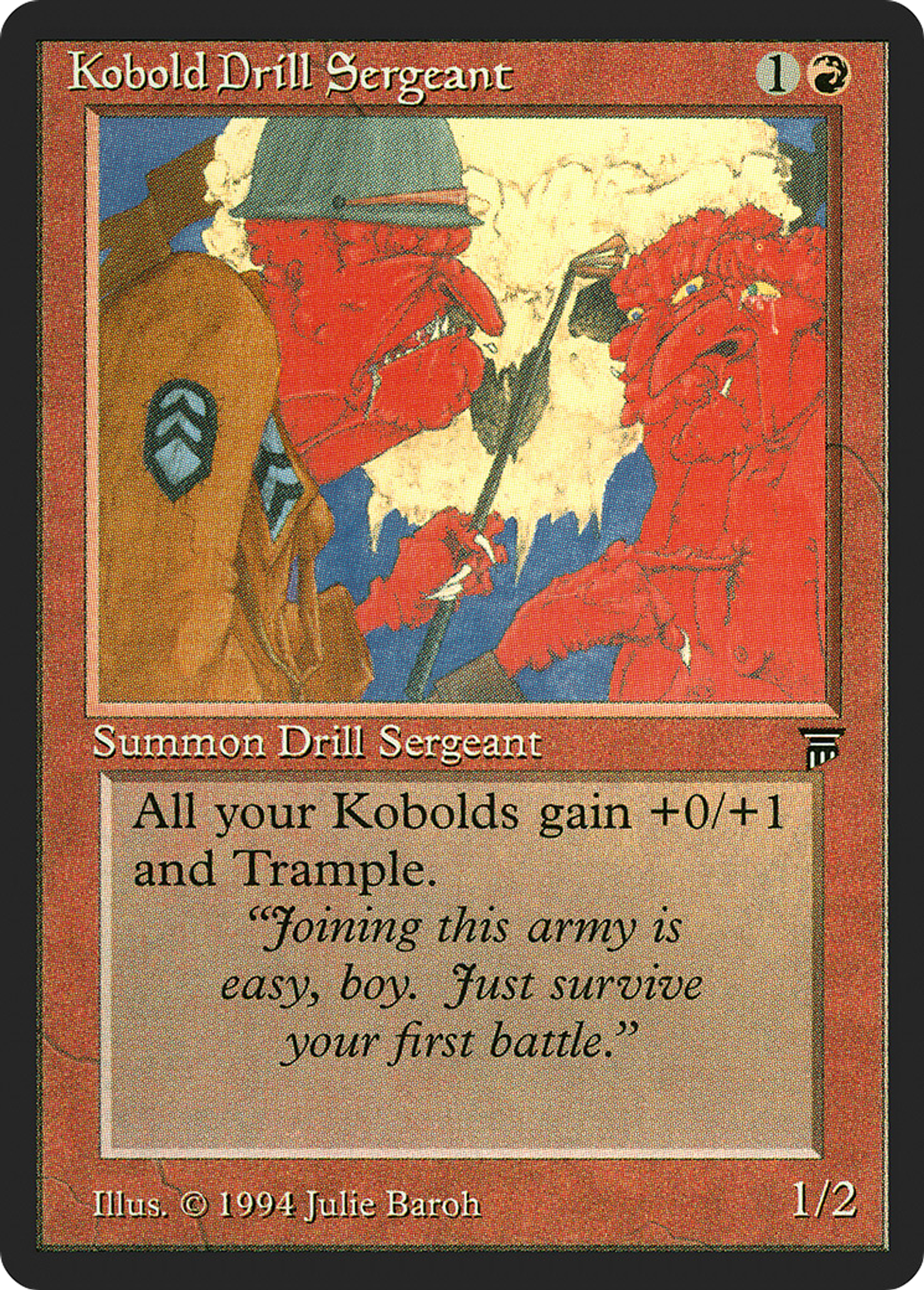 Kobold Drill Sergeant — Legends — Magic: The Gathering