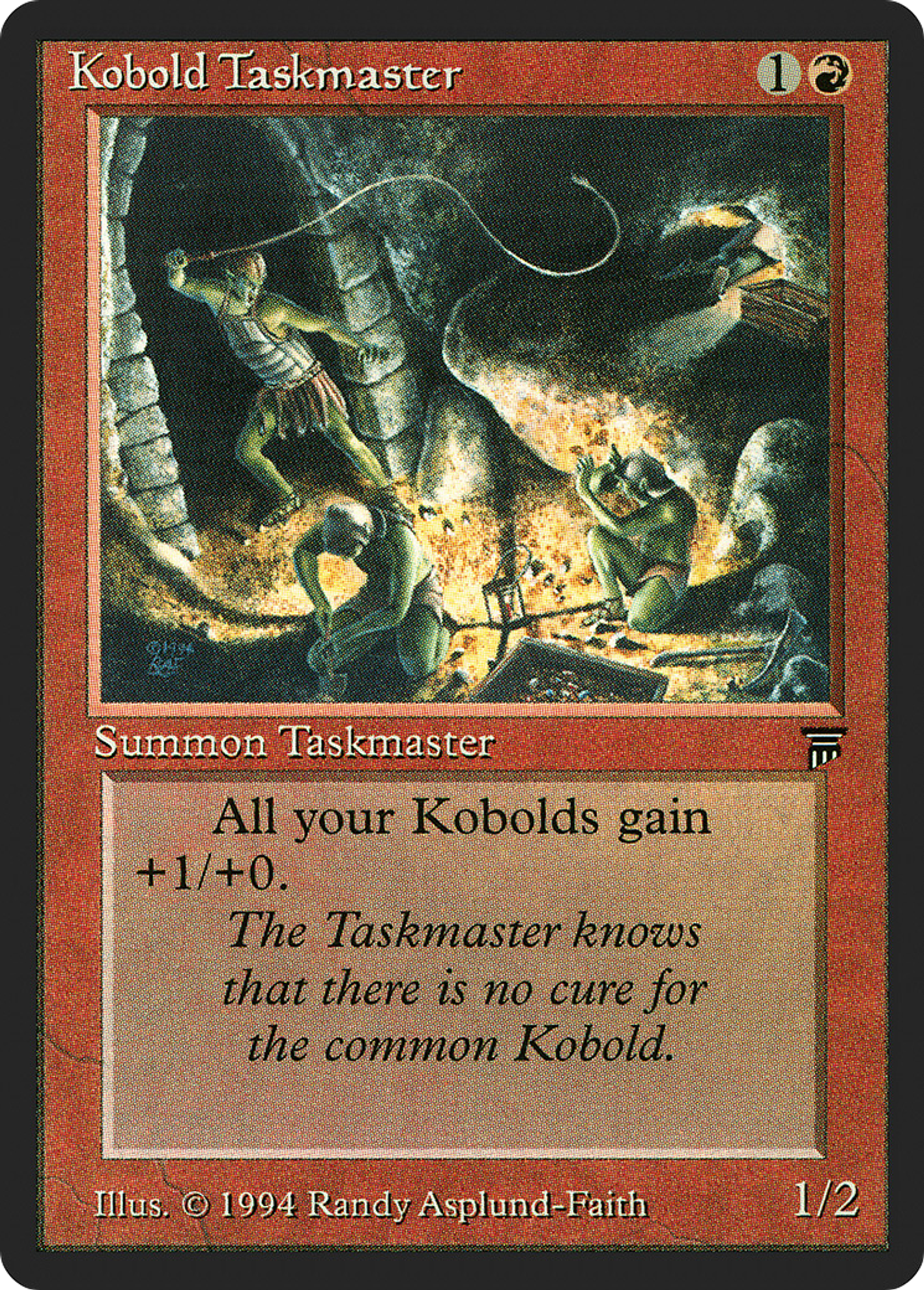 Kobold Taskmaster — Legends — Magic: The Gathering