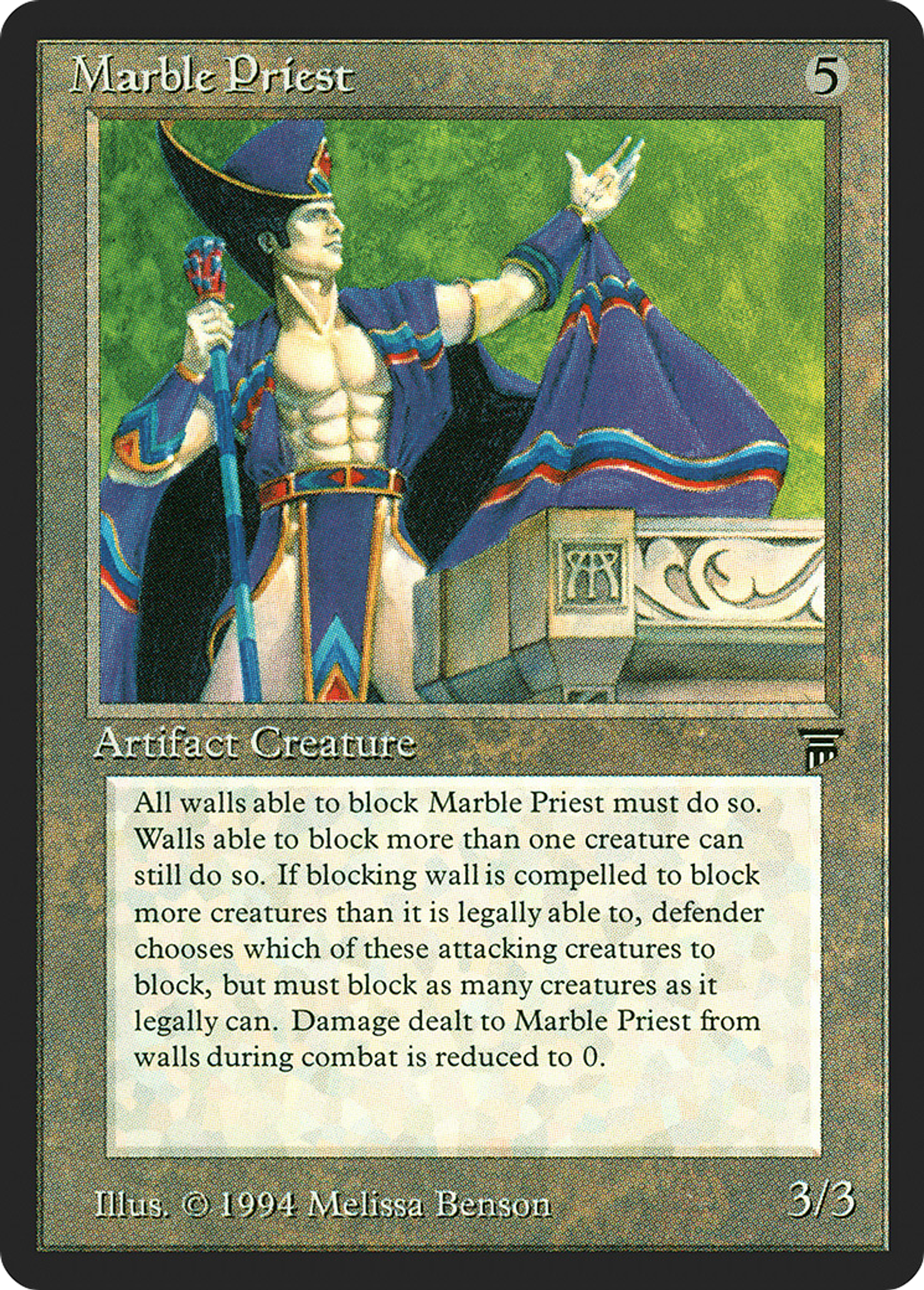 Marble Priest — Legends — Magic: The Gathering