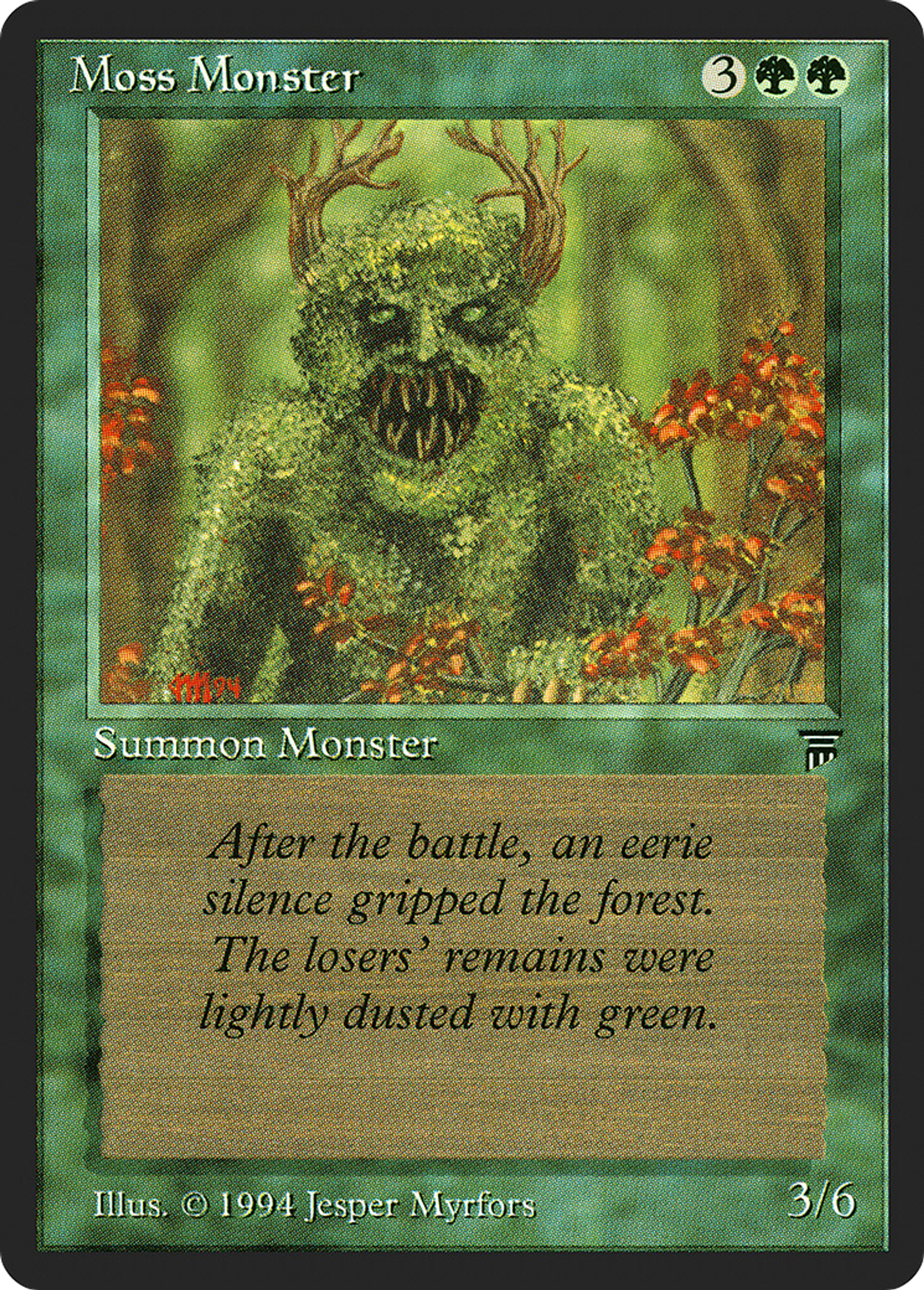 Moss Monster — Legends — Magic: The Gathering