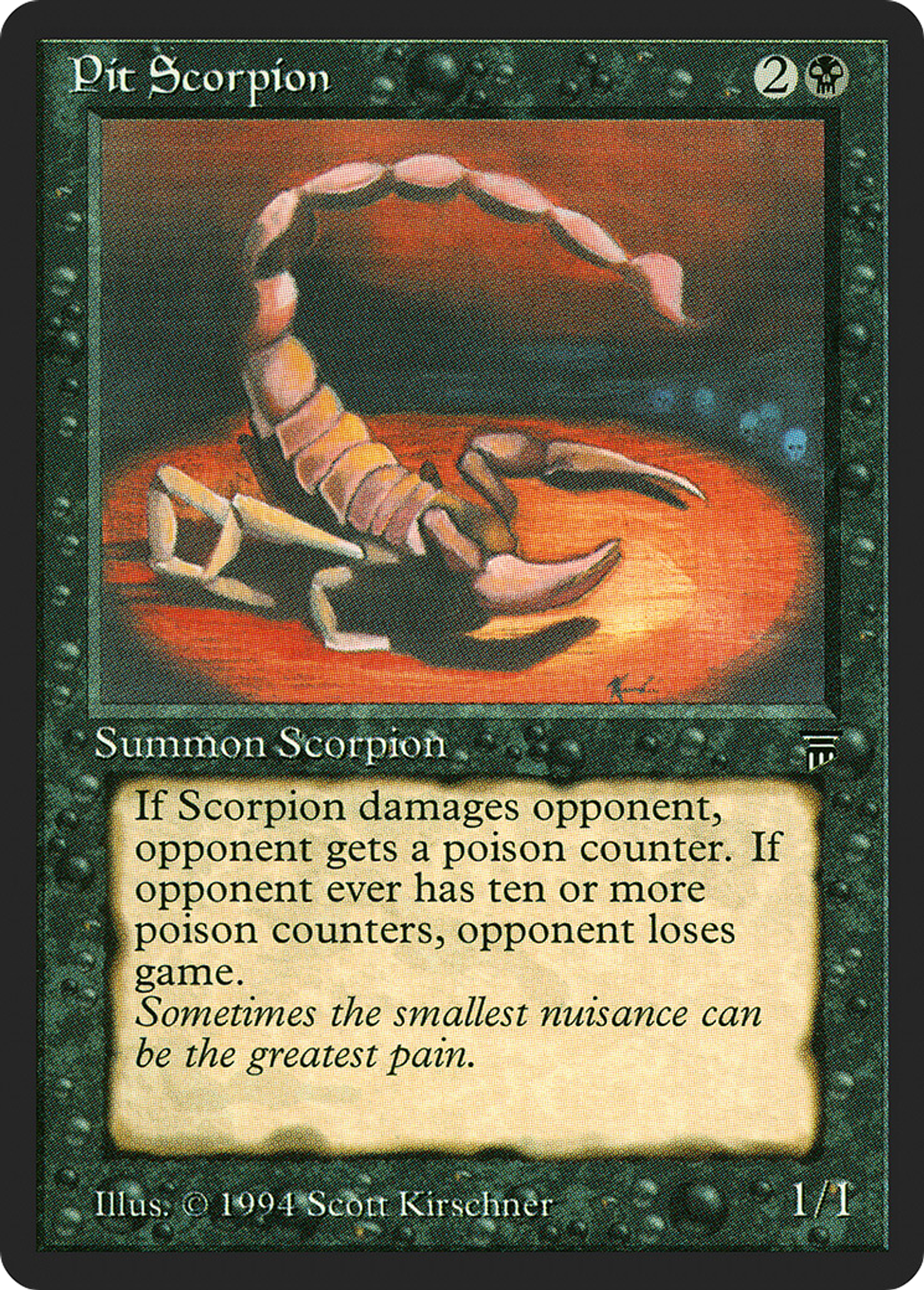 Pit Scorpion — Legends — Magic: The Gathering