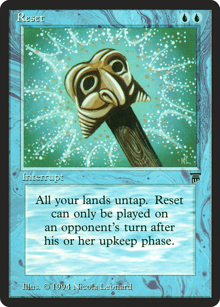 Reset — Legends — Magic: The Gathering