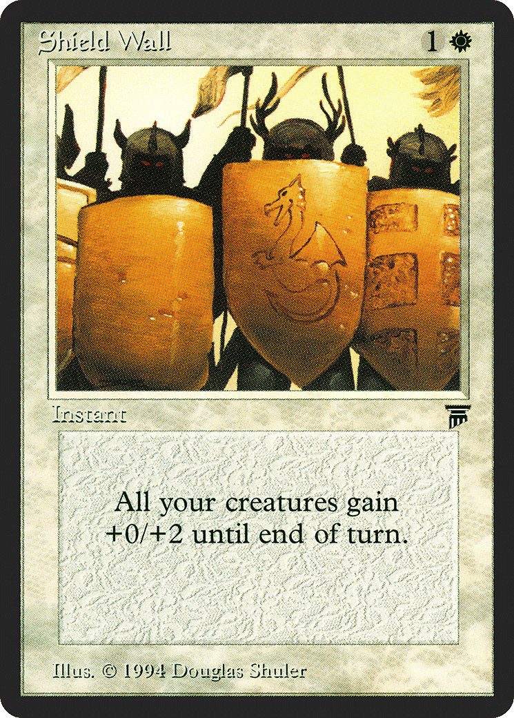Shield Wall — Legends — Magic: The Gathering