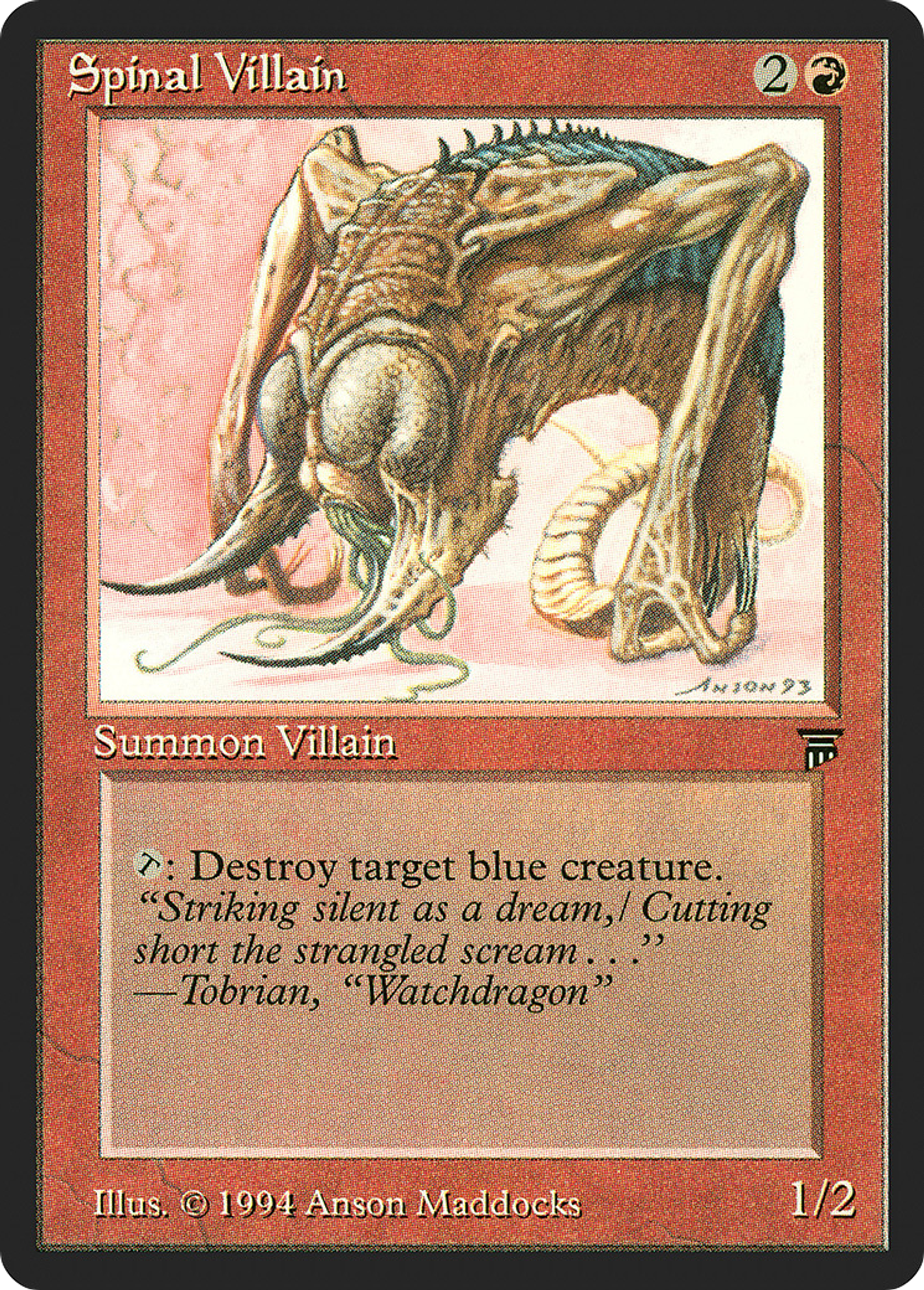 Spinal Villain — Legends — Magic: The Gathering