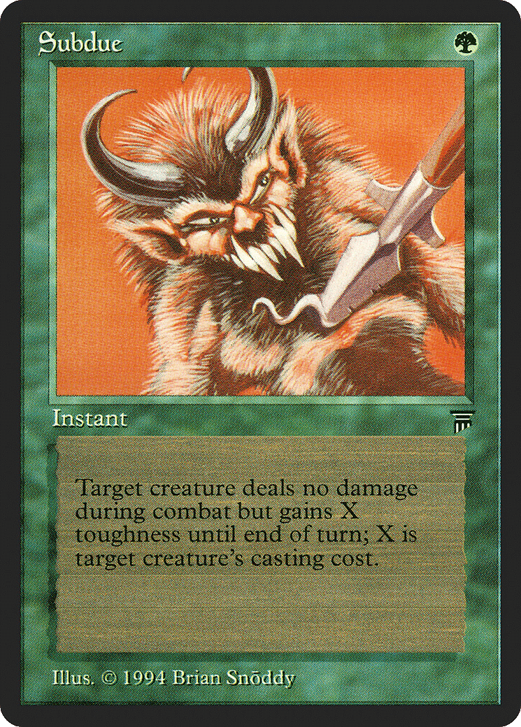 Subdue — Legends — Magic: The Gathering
