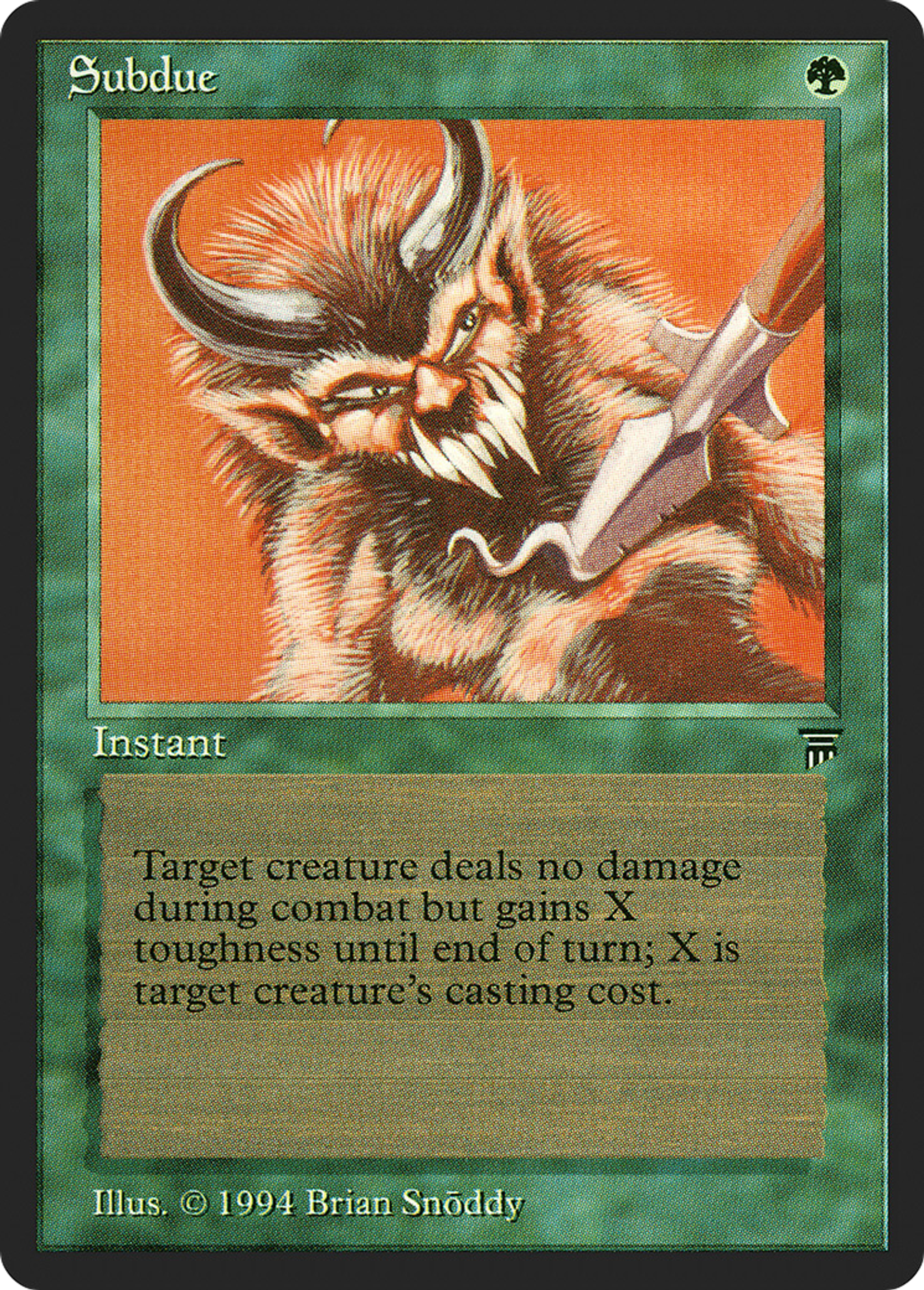 Subdue — Legends — Magic: The Gathering