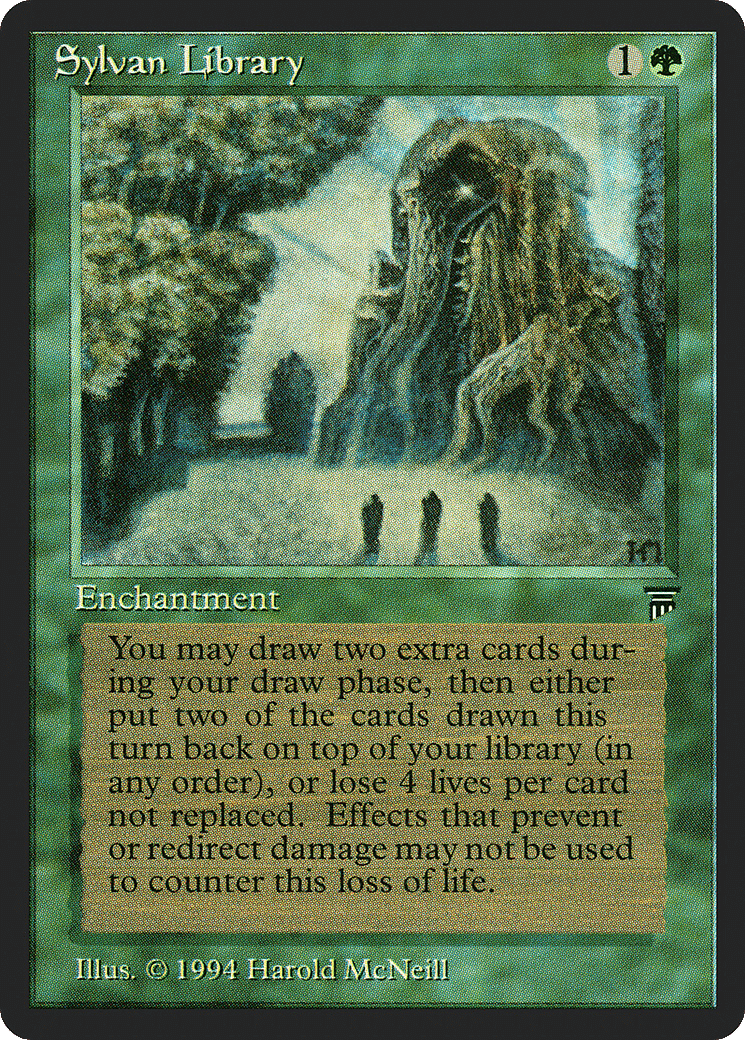 Sylvan Library — Legends — Magic: The Gathering