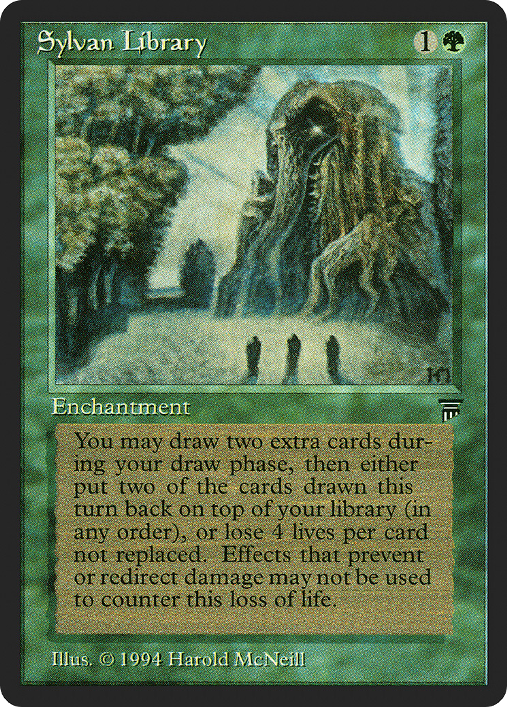 Sylvan Library — Legends — Magic: The Gathering