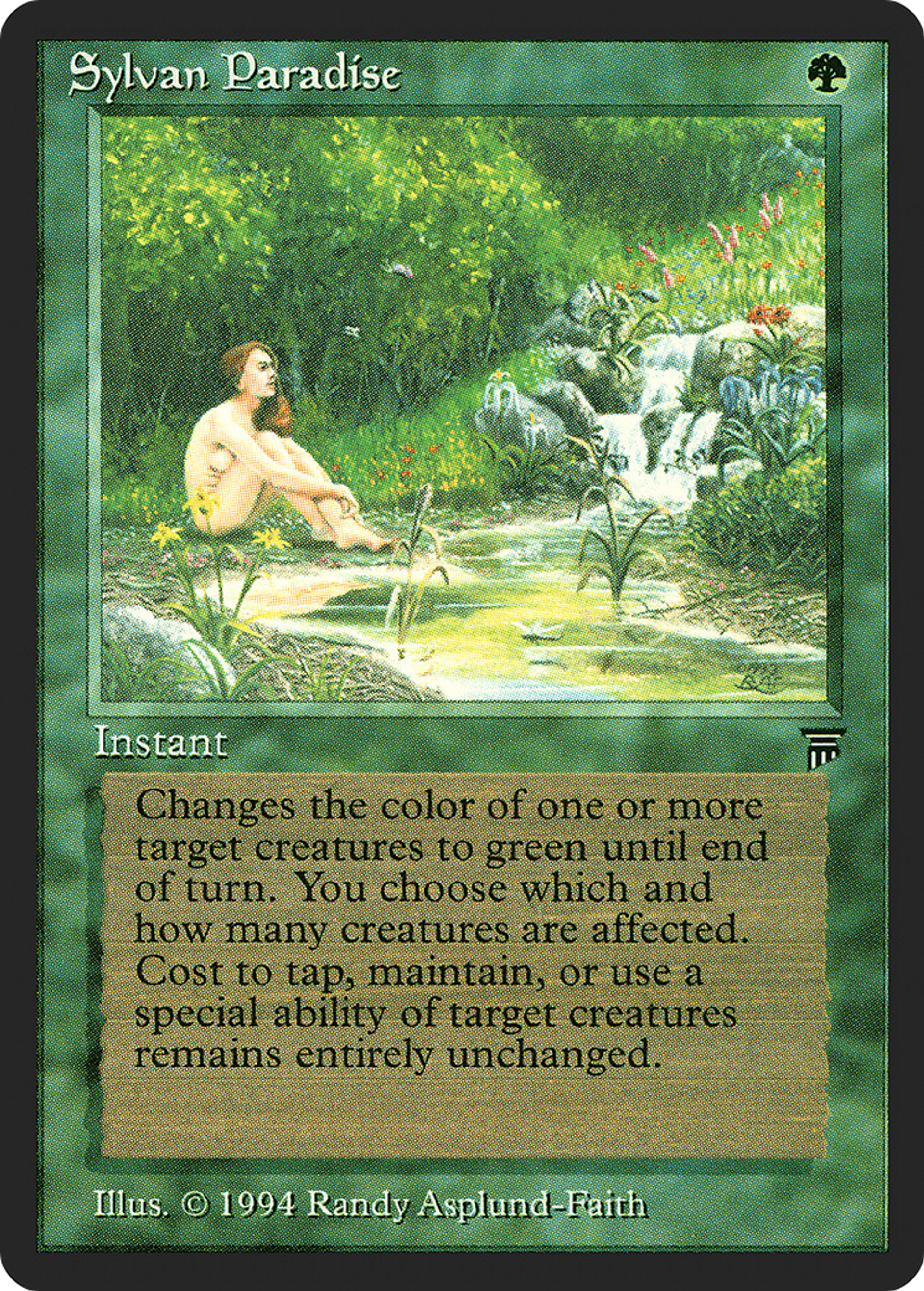 Sylvan Paradise — Legends — Magic: The Gathering