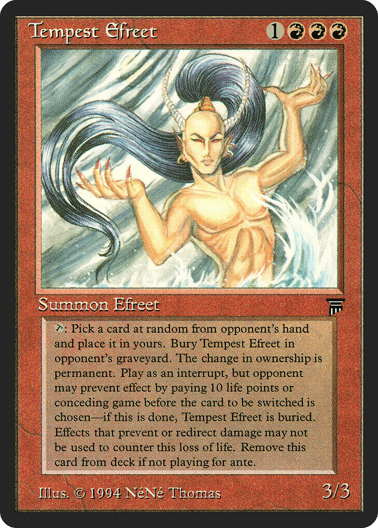 Efrit de la tourmente — Legends — Magic: The Gathering