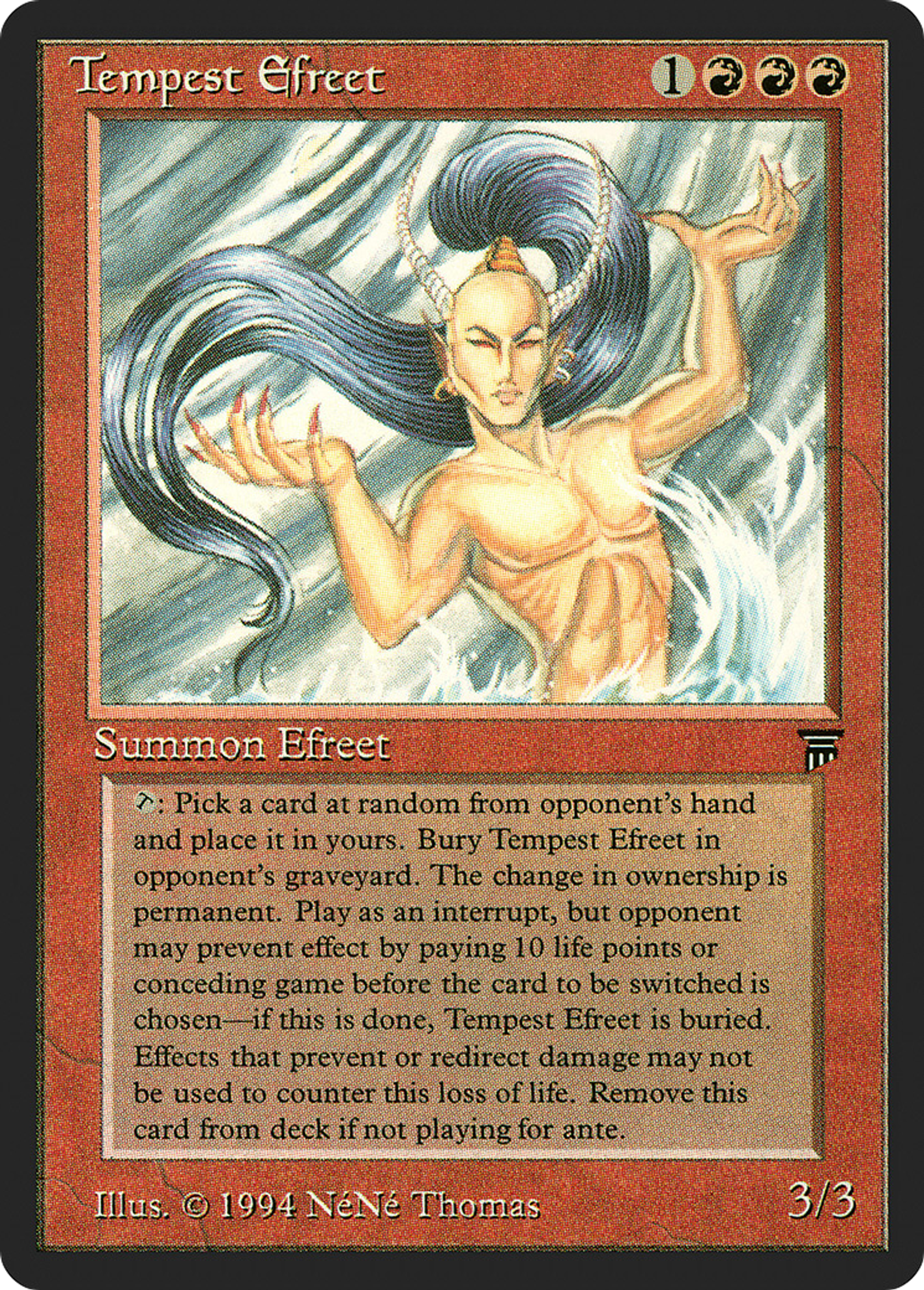 Tempest Efreet — Legends — Magic: The Gathering