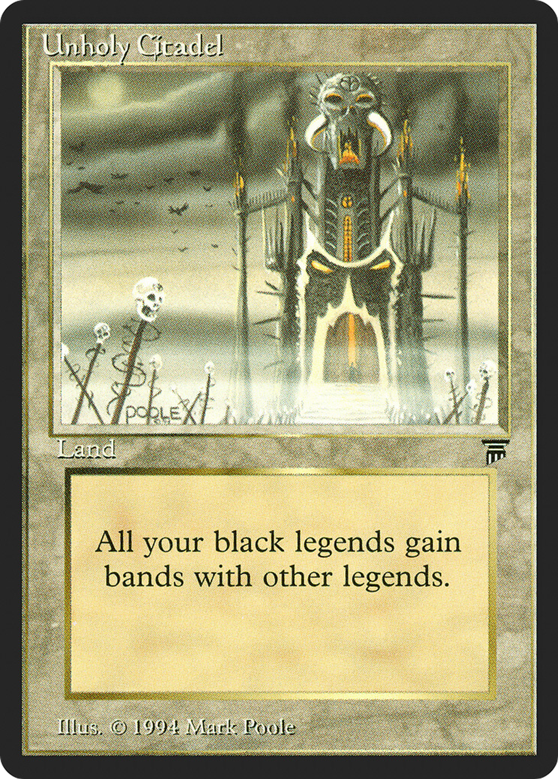 Unholy Citadel — Legends — Magic: The Gathering