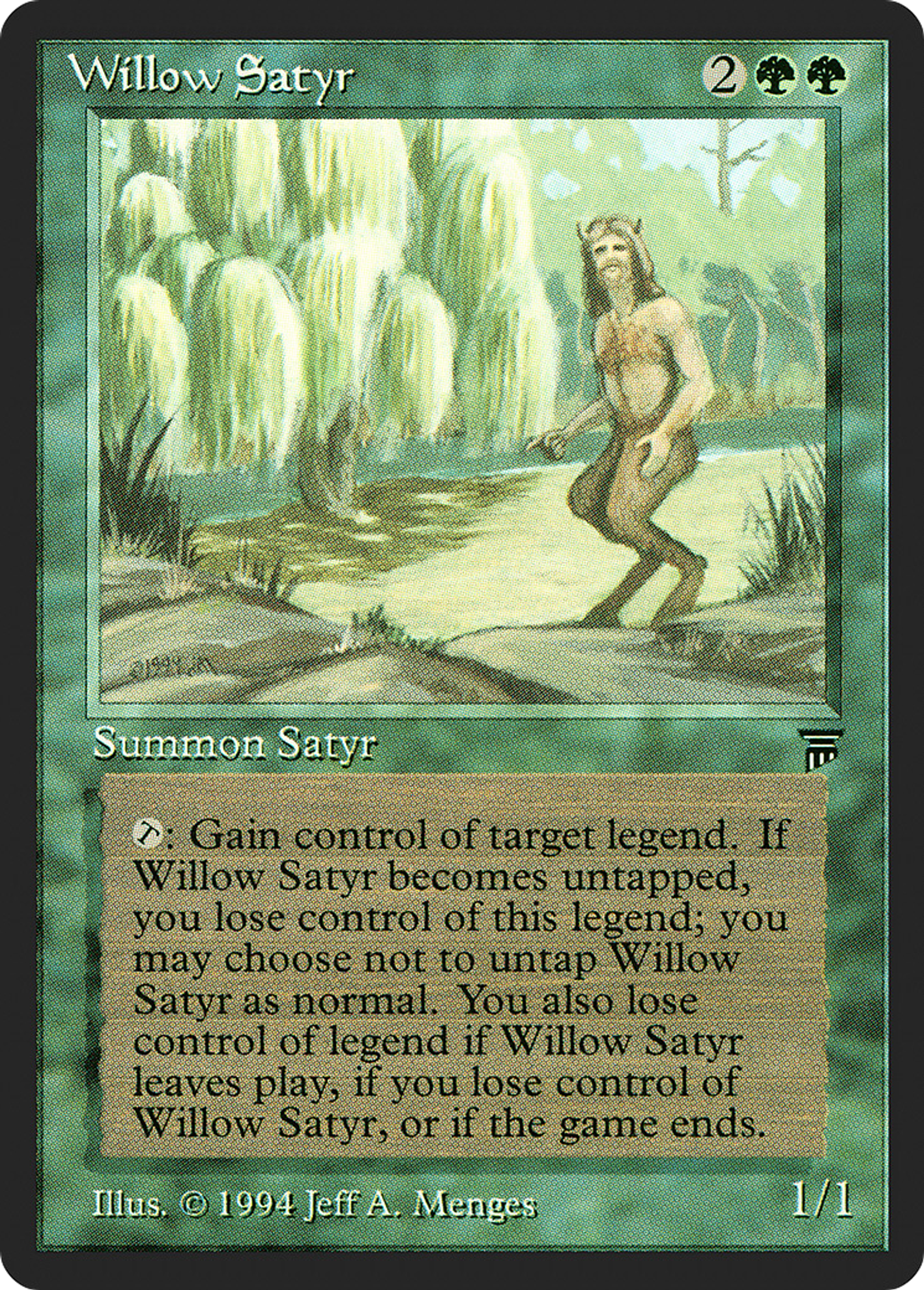 Willow Satyr — Legends — Magic: The Gathering