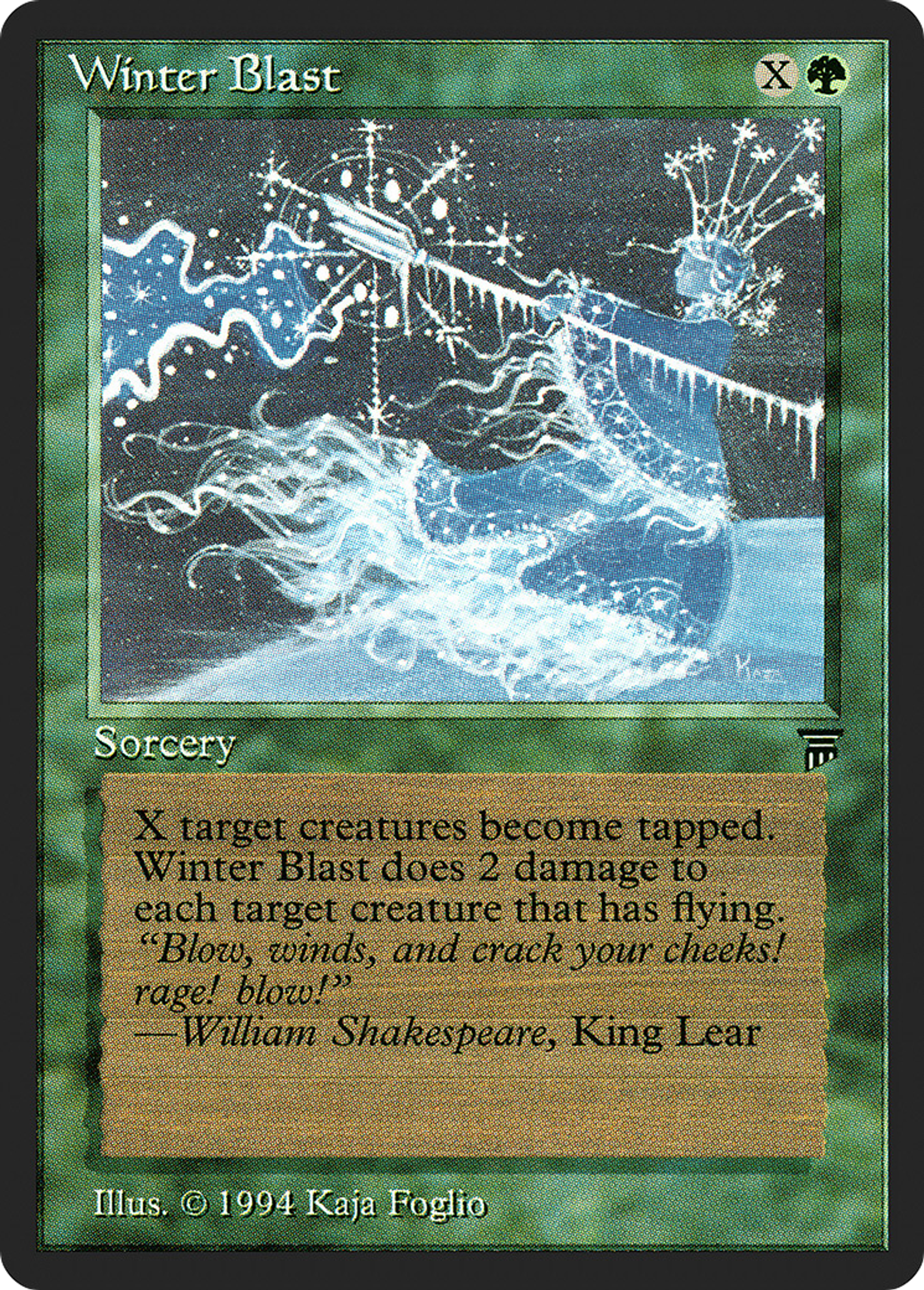 Winter Blast — Legends — Magic: The Gathering