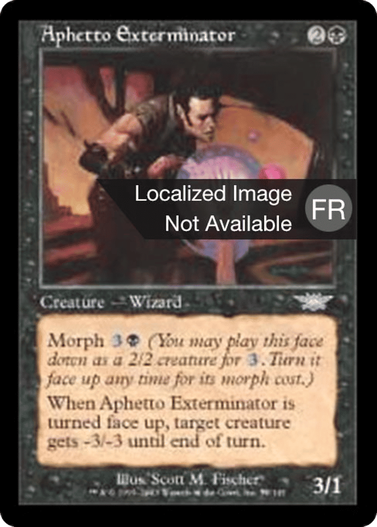 Exterminateur aphettien — Legions — Magic: The Gathering