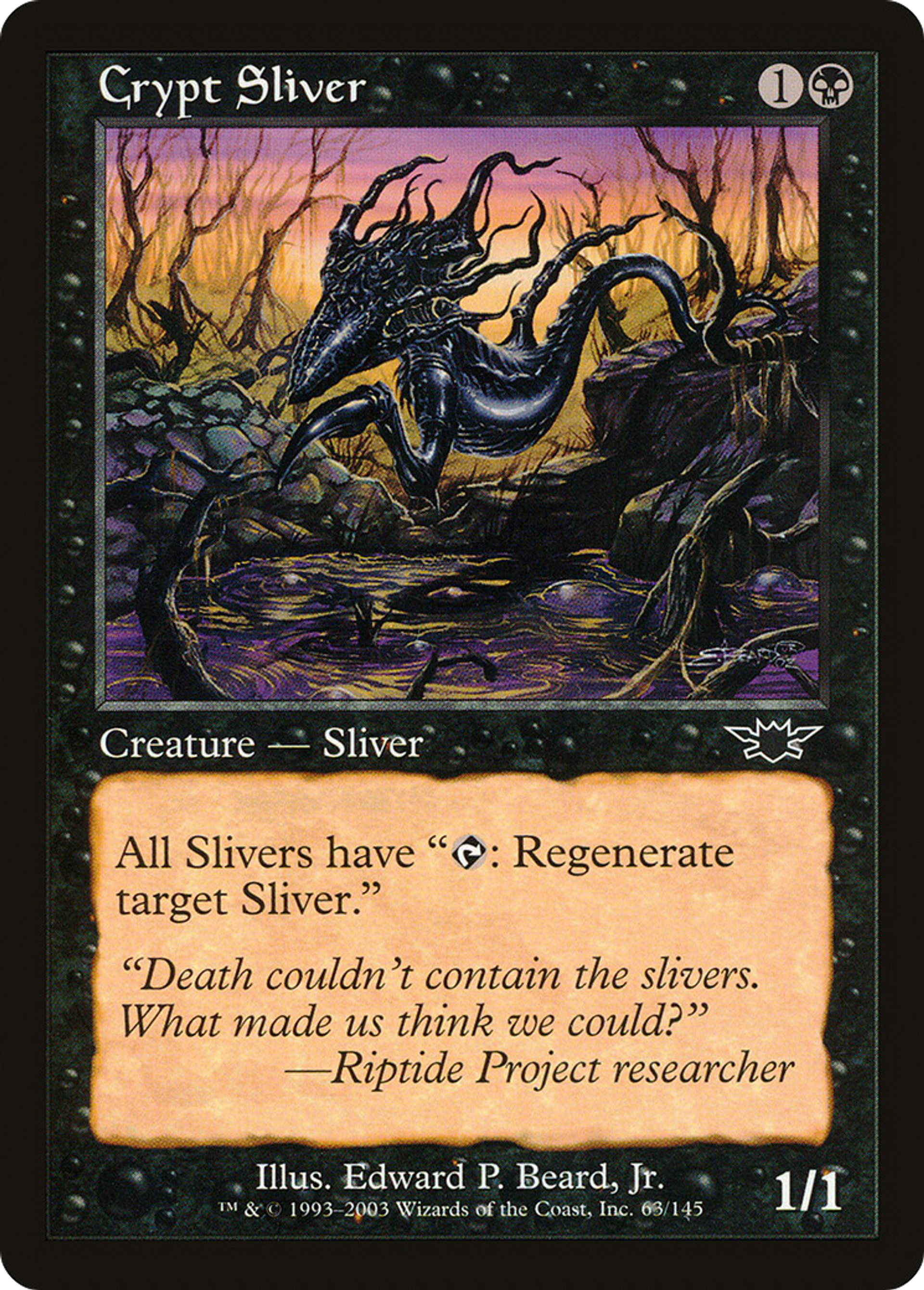 Slivoïde des cryptes — Legions — Magic: The Gathering