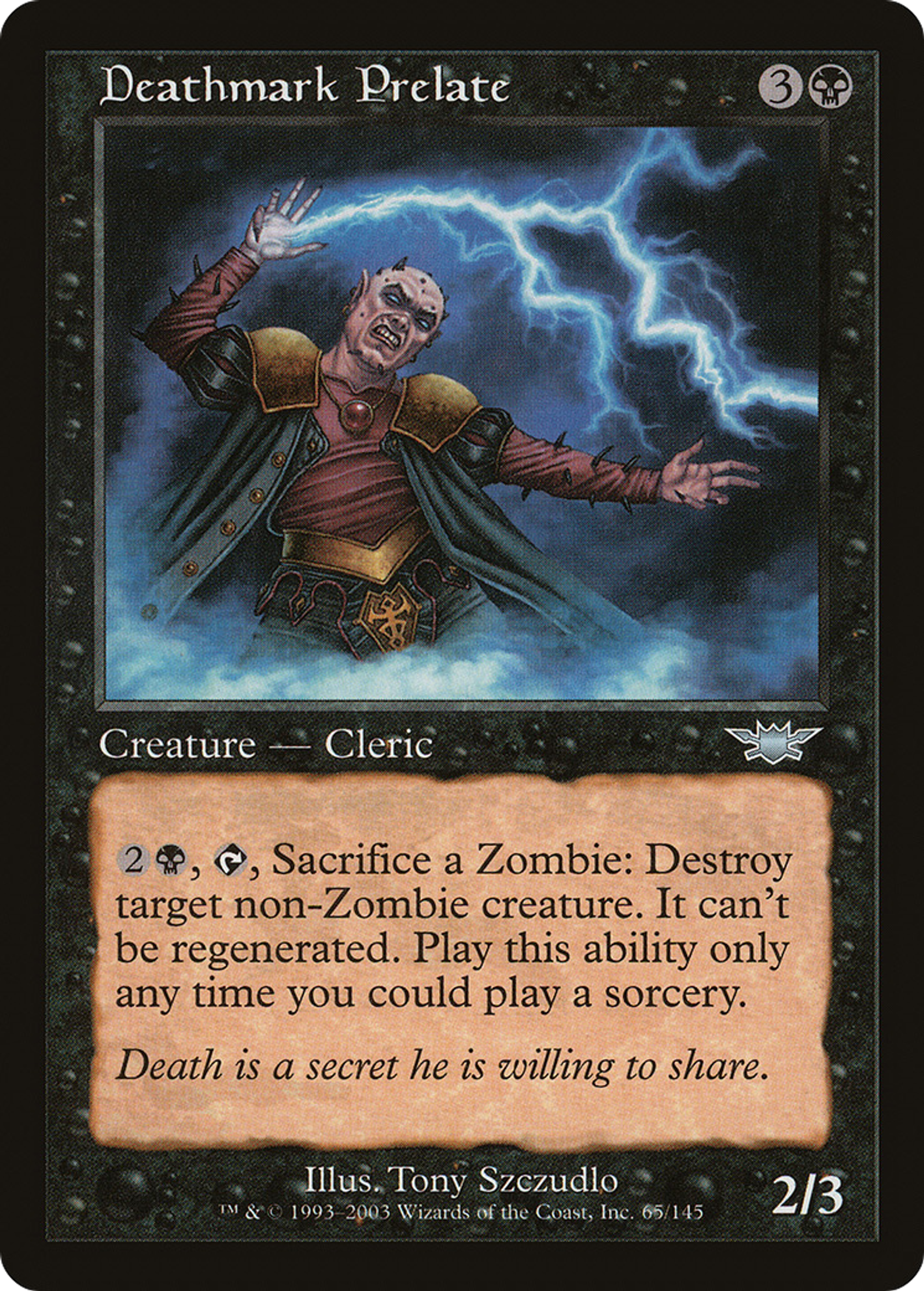Prélat mortemarque — Legions — Magic: The Gathering