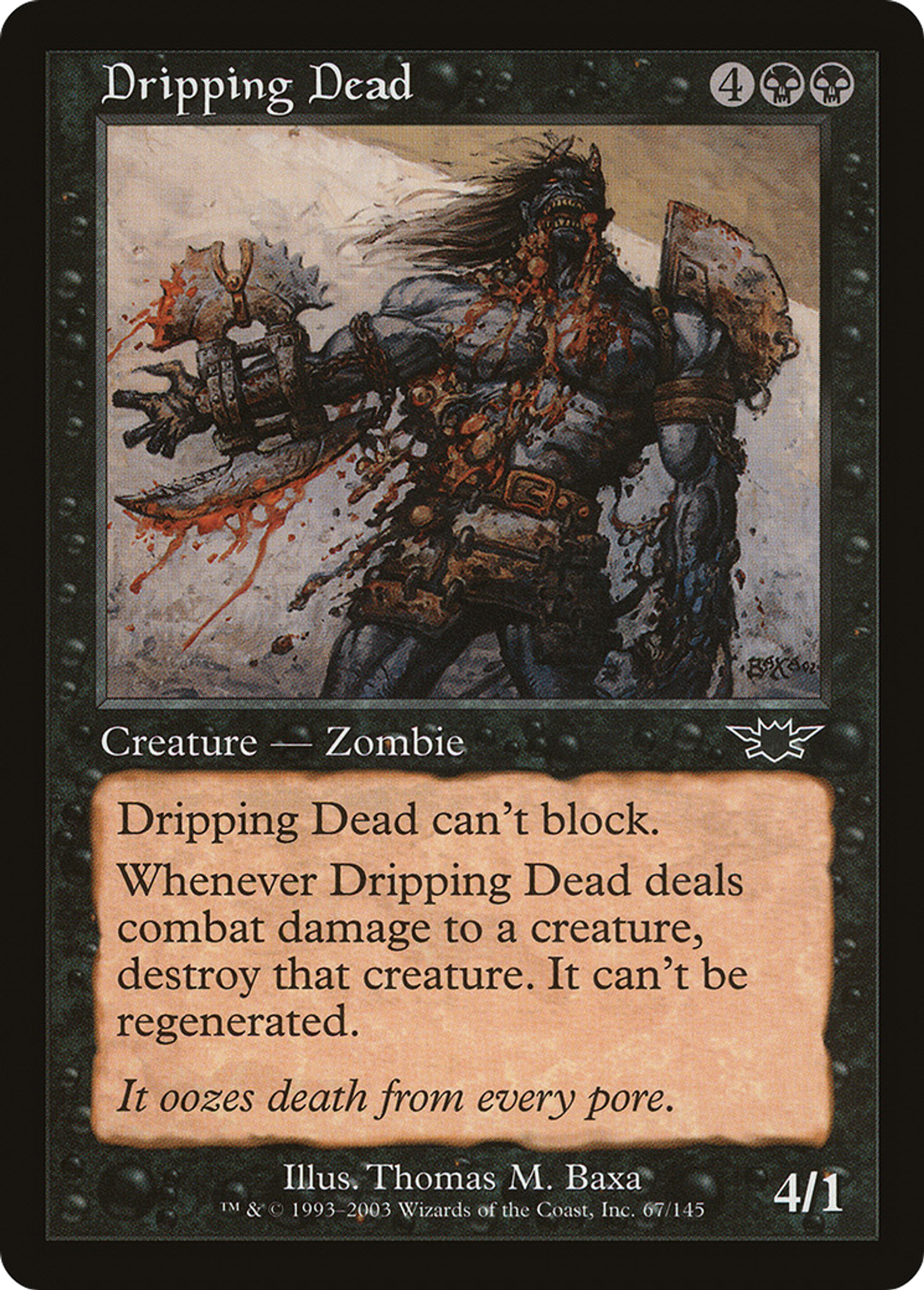 Mort suintant — Legions — Magic: The Gathering