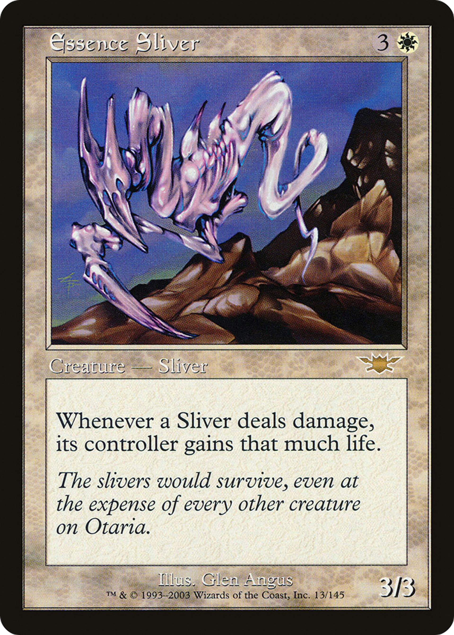 Essence Sliver — Legions — Magic: The Gathering