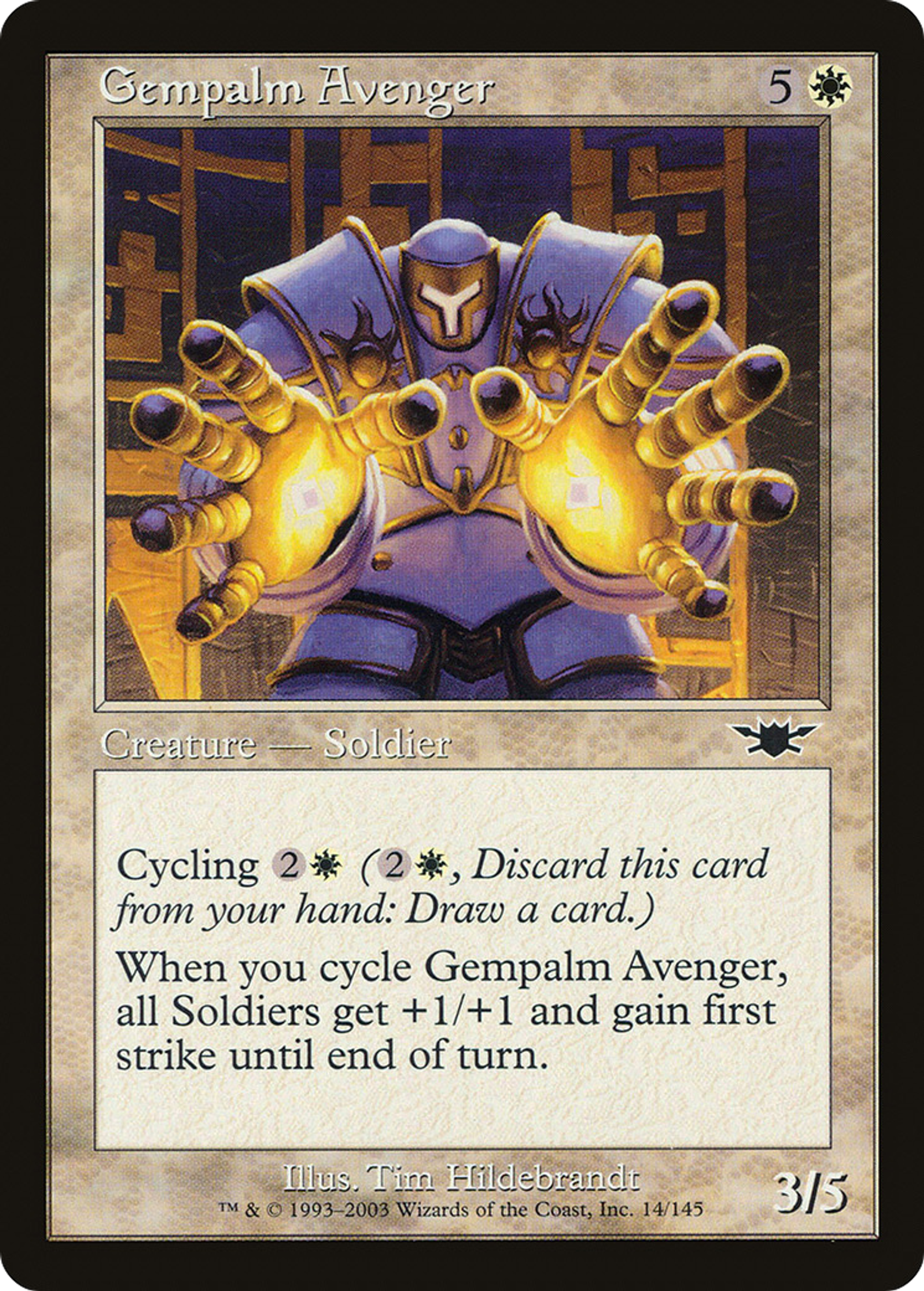Gempalm Avenger — Legions — Magic: The Gathering