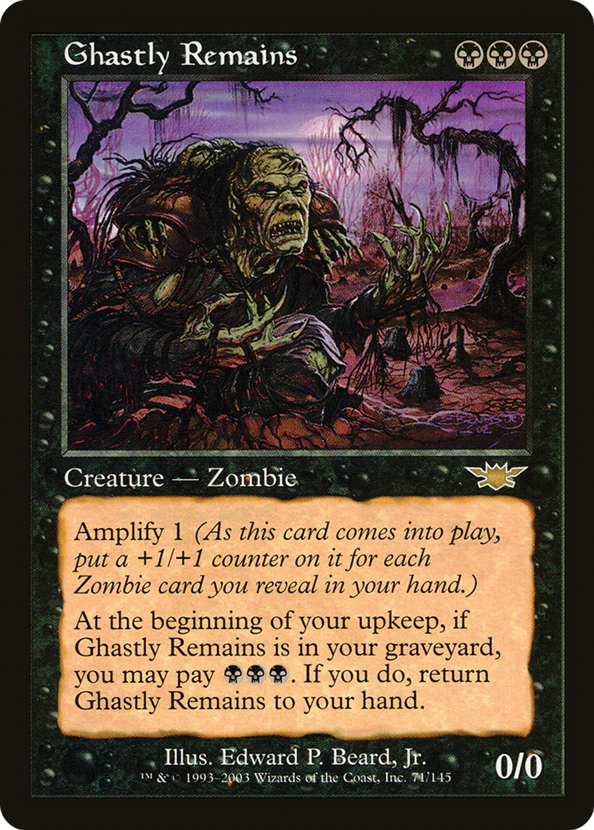 Horribles résidus — Legions — Magic: The Gathering