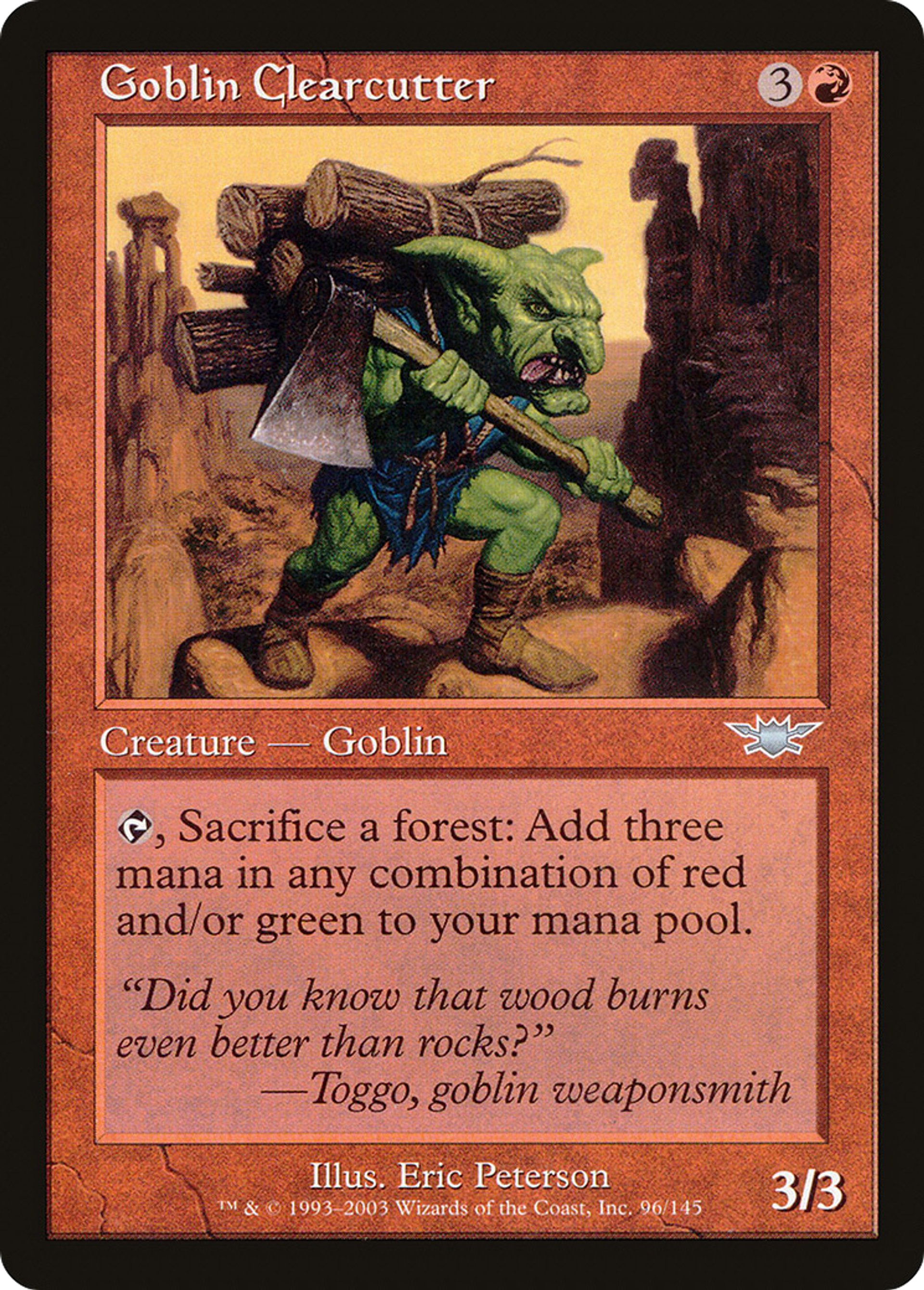 Franc-coupeur gobelin — Legions — Magic: The Gathering