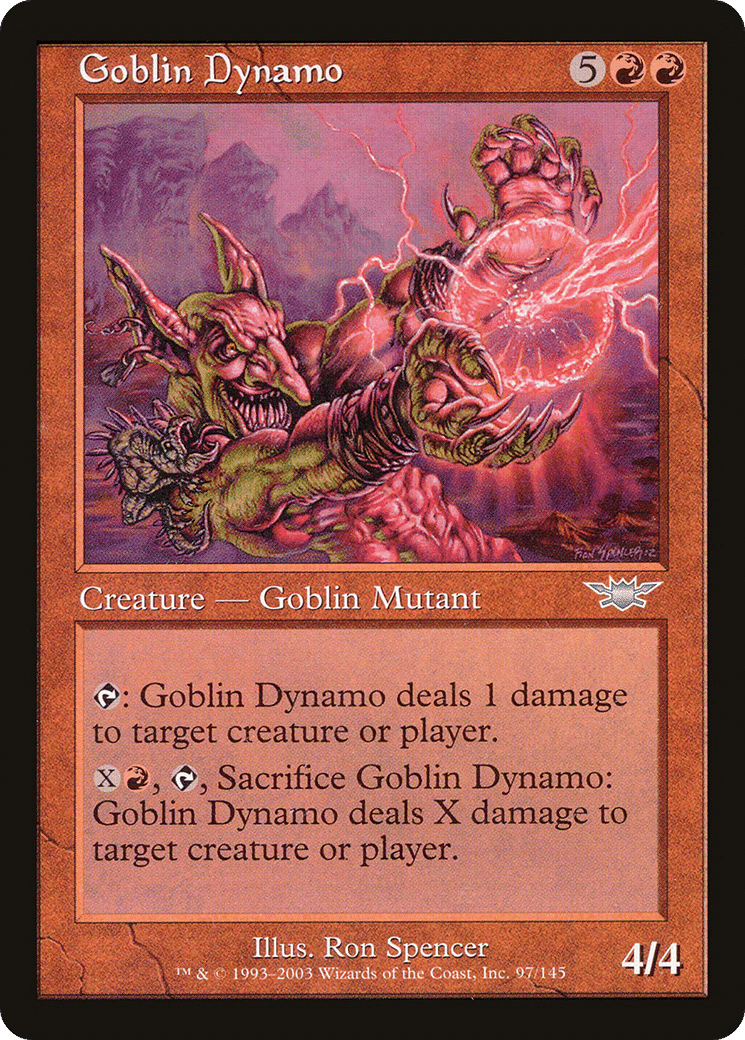 Goblin Dynamo — Legions — Magic: The Gathering