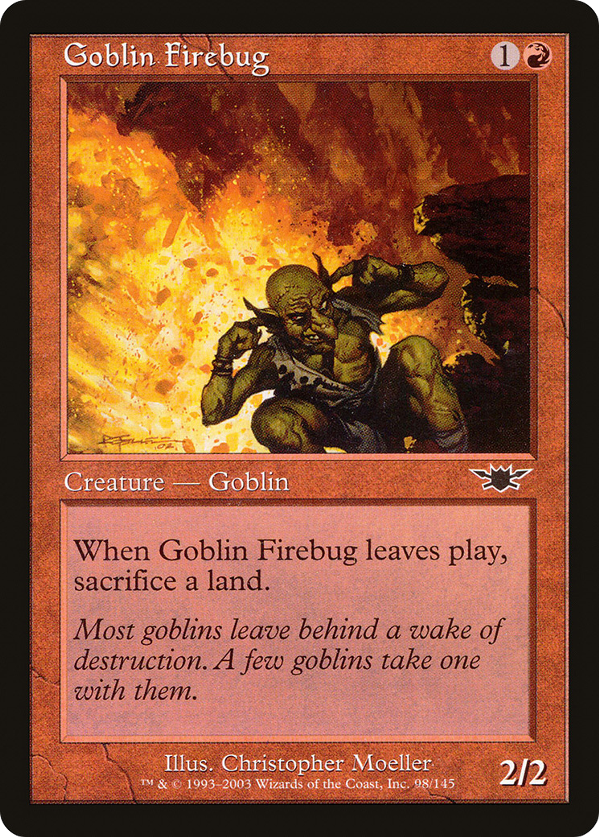 Pyromane gobelin — Legions — Magic: The Gathering
