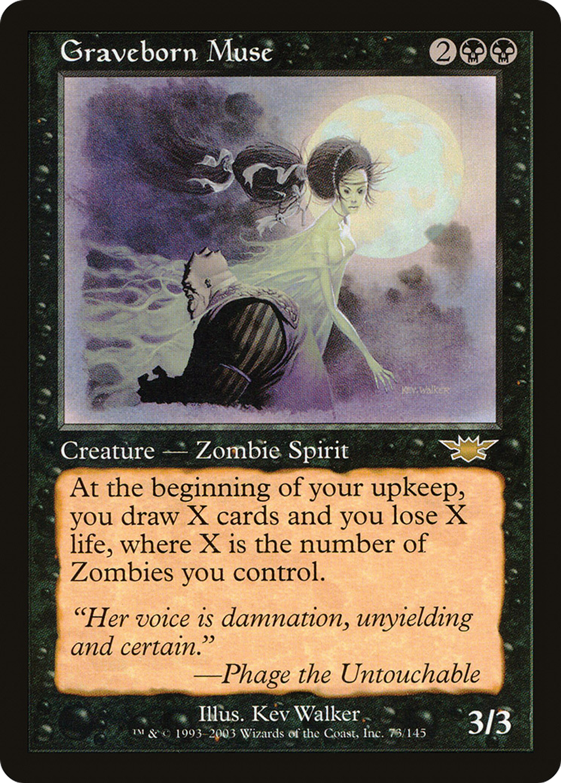 Muse née des tombes — Legions — Magic: The Gathering