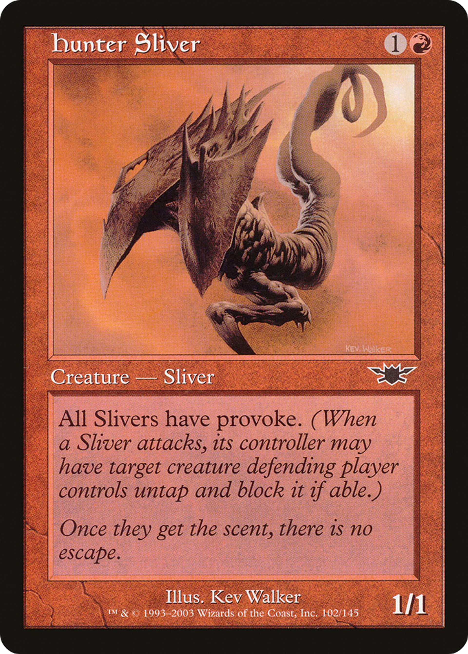 Slivoïde chasseur — Legions — Magic: The Gathering