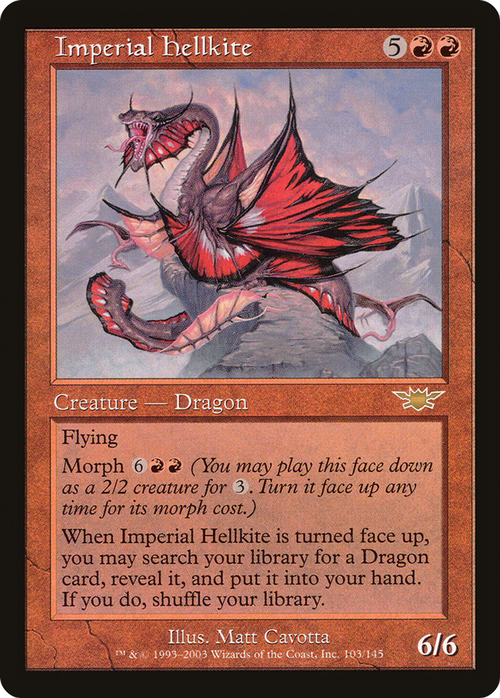 Escouflenfer impérial — Legions — Magic: The Gathering