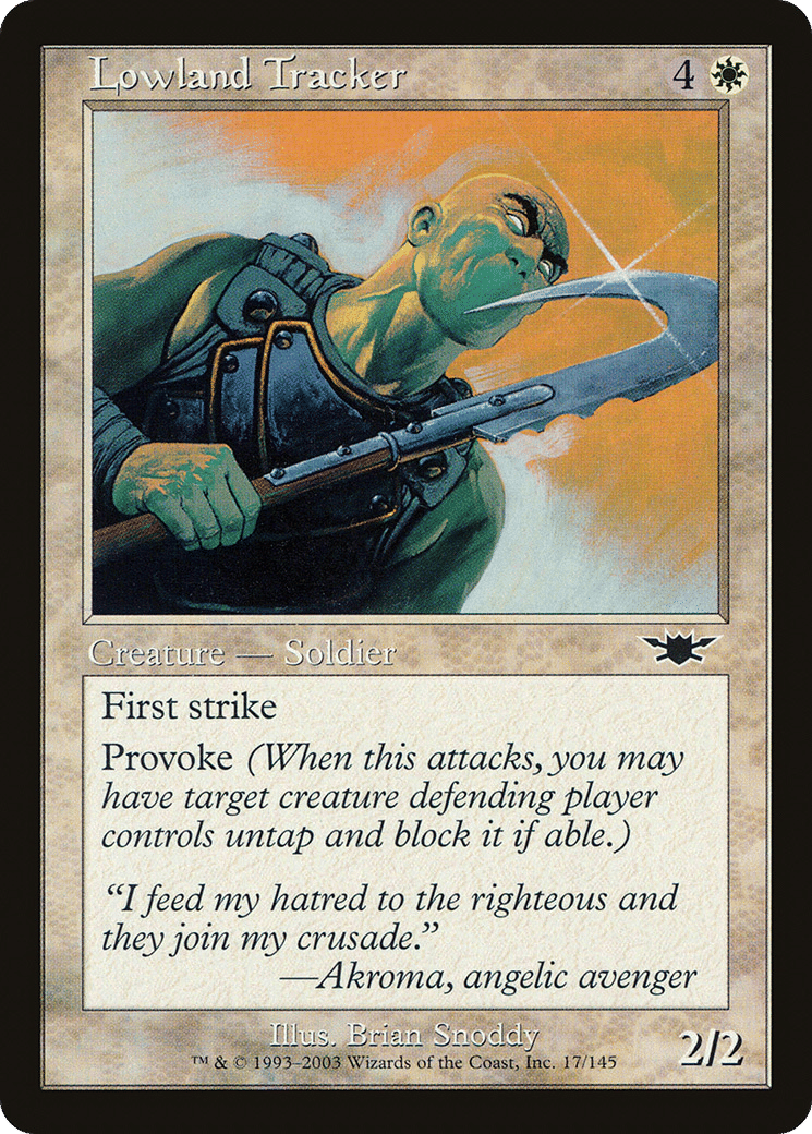 Lowland Tracker — Legions — Magic: The Gathering