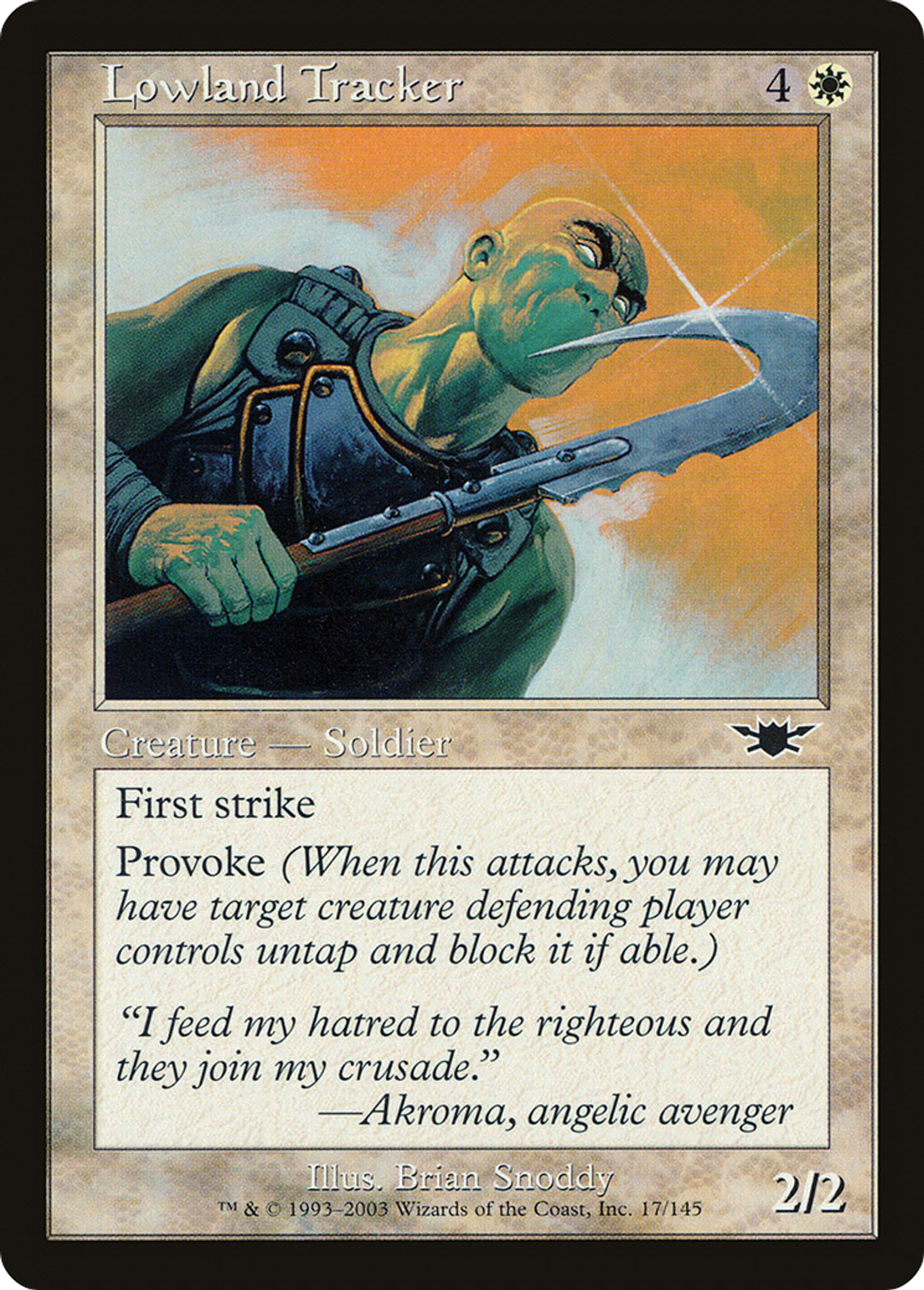 Lowland Tracker — Legions — Magic: The Gathering