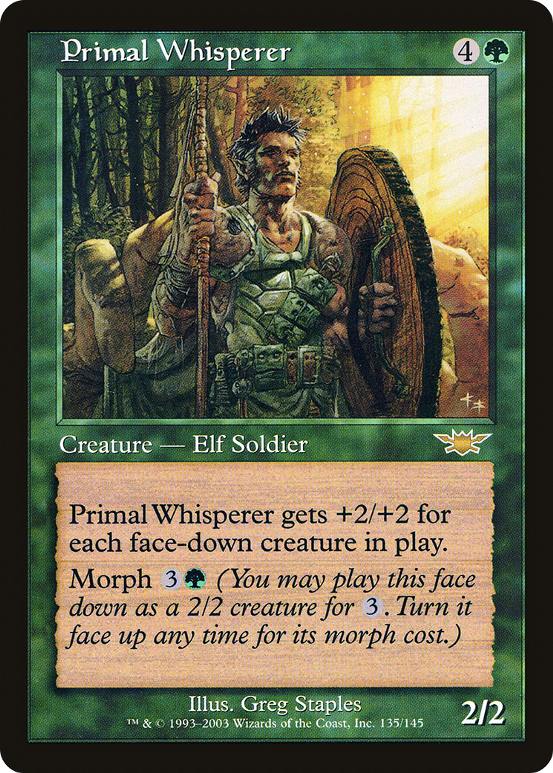 Chuchoteur primordial — Legions — Magic: The Gathering