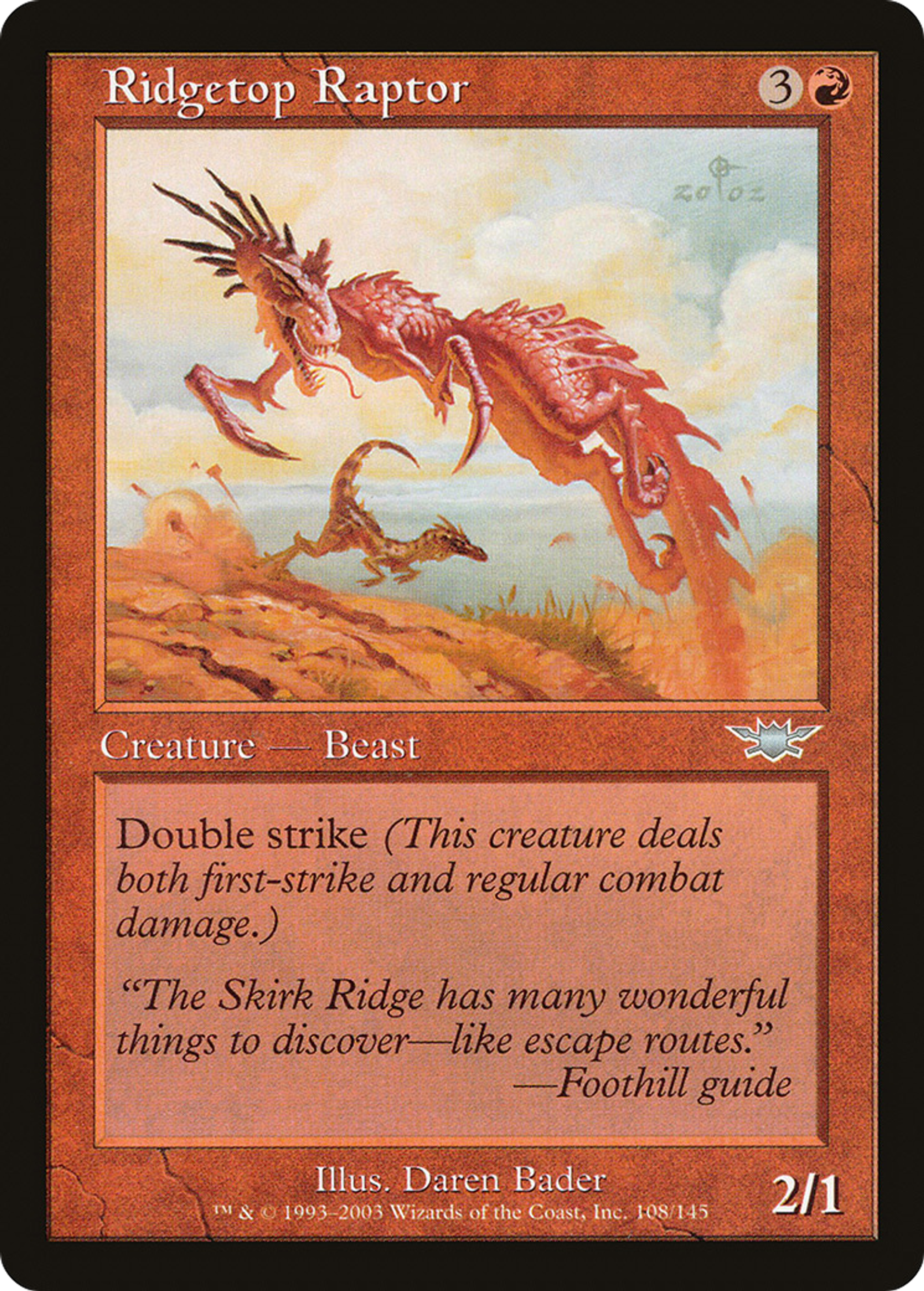 Rapace des contreforts — Legions — Magic: The Gathering