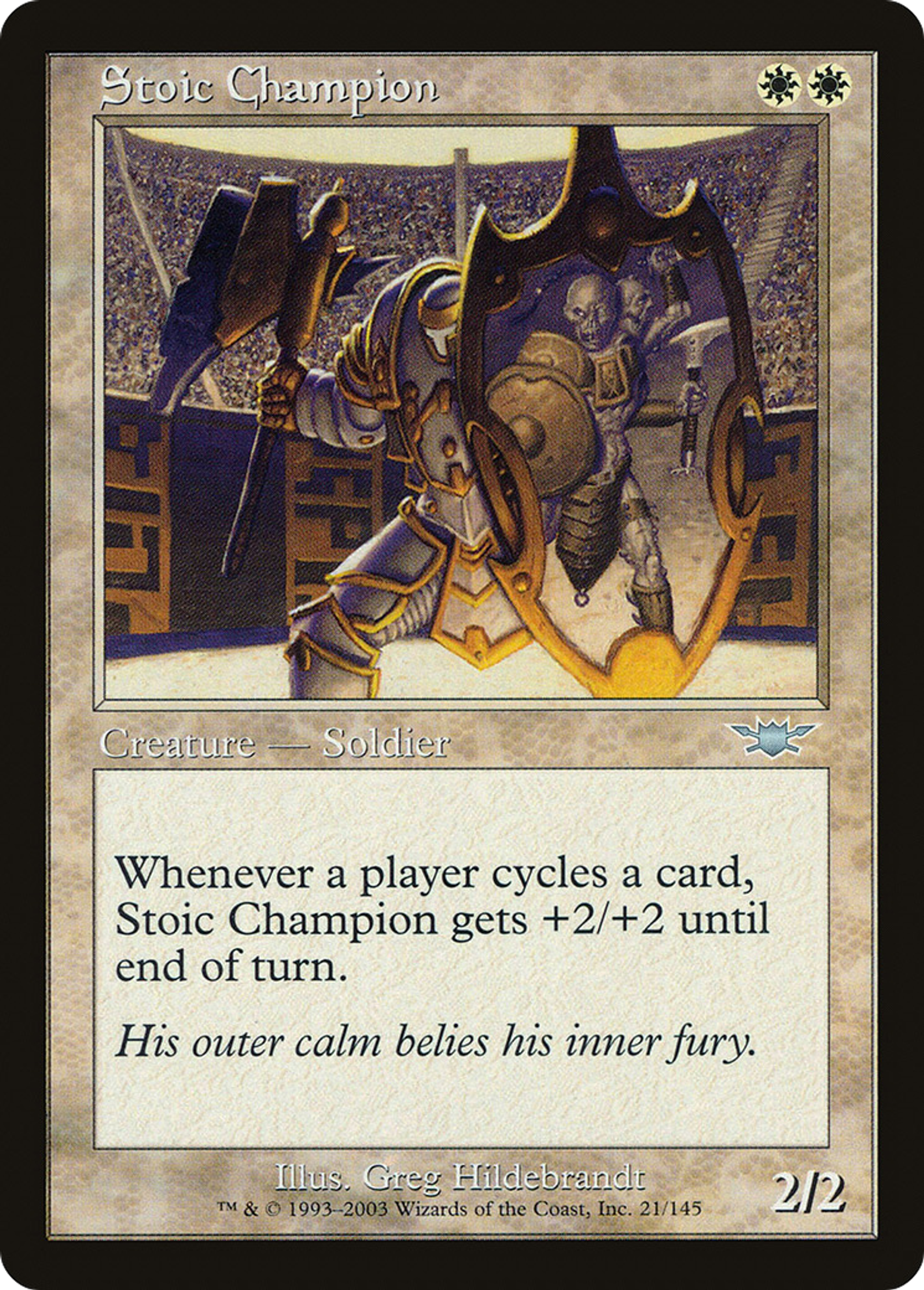 Stoic Champion — Legions — Magic: The Gathering