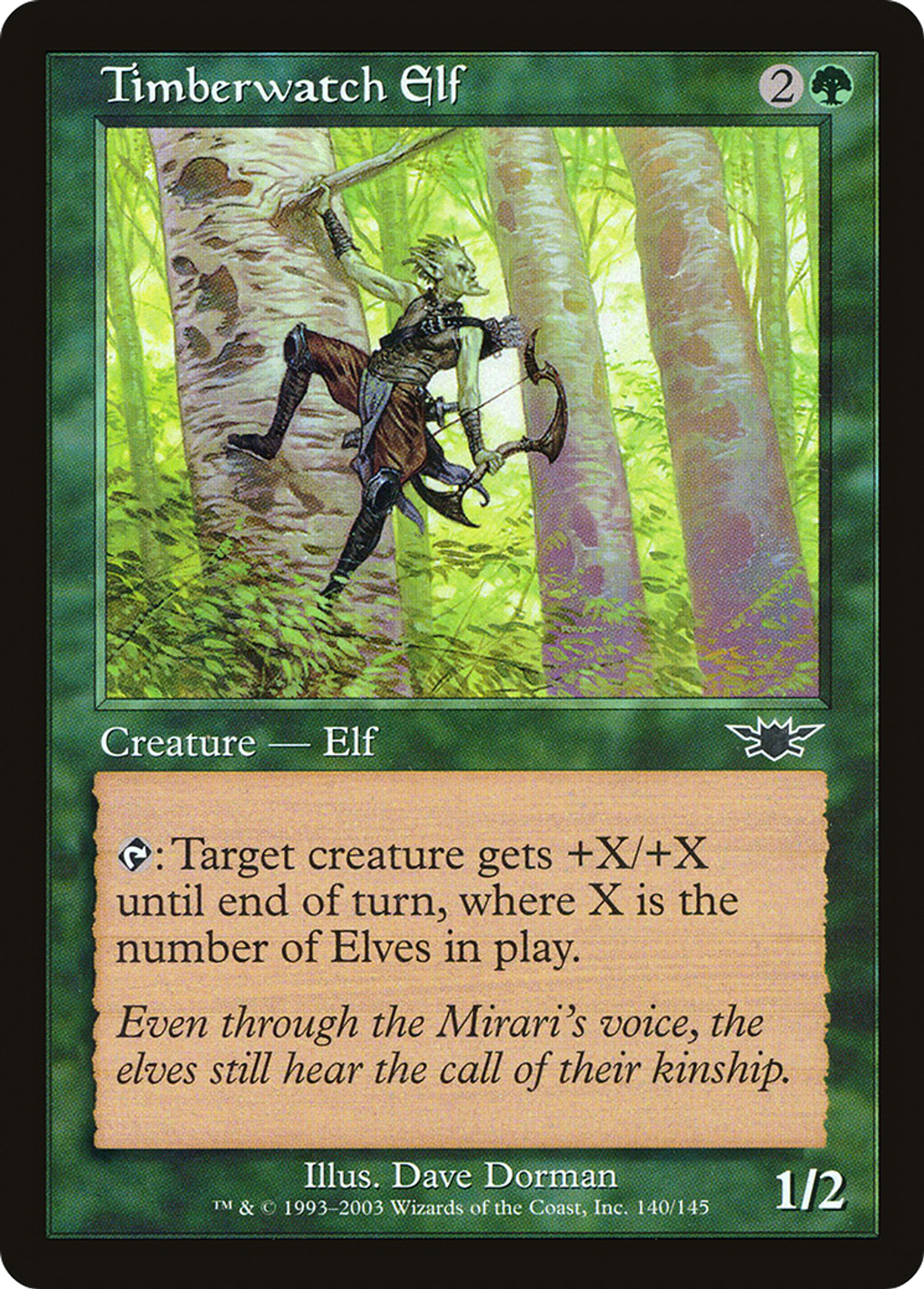 Elfe gardebois — Legions — Magic: The Gathering