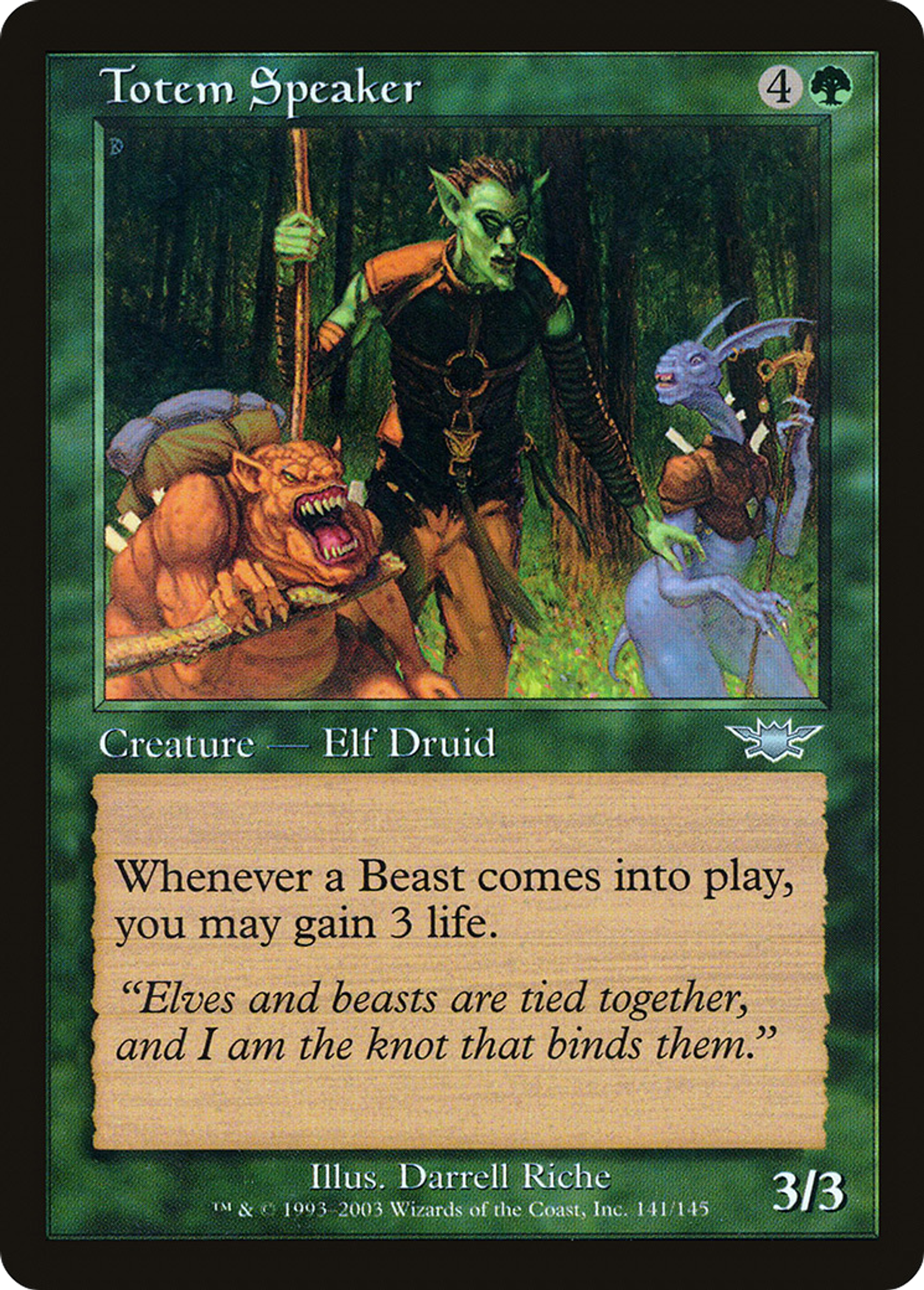 Orateur totemique — Legions — Magic: The Gathering