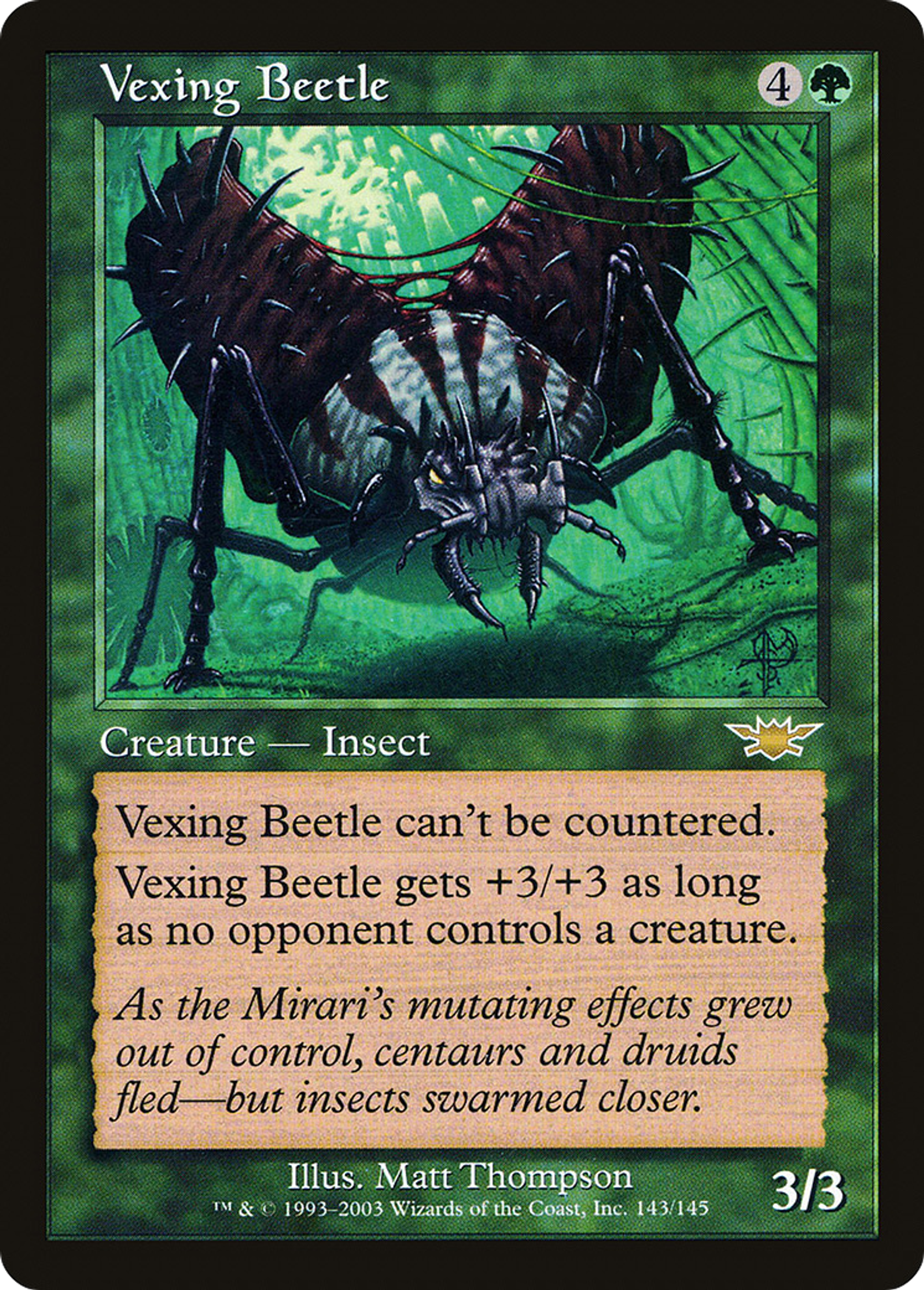 Scarabée agaçant — Legions — Magic: The Gathering