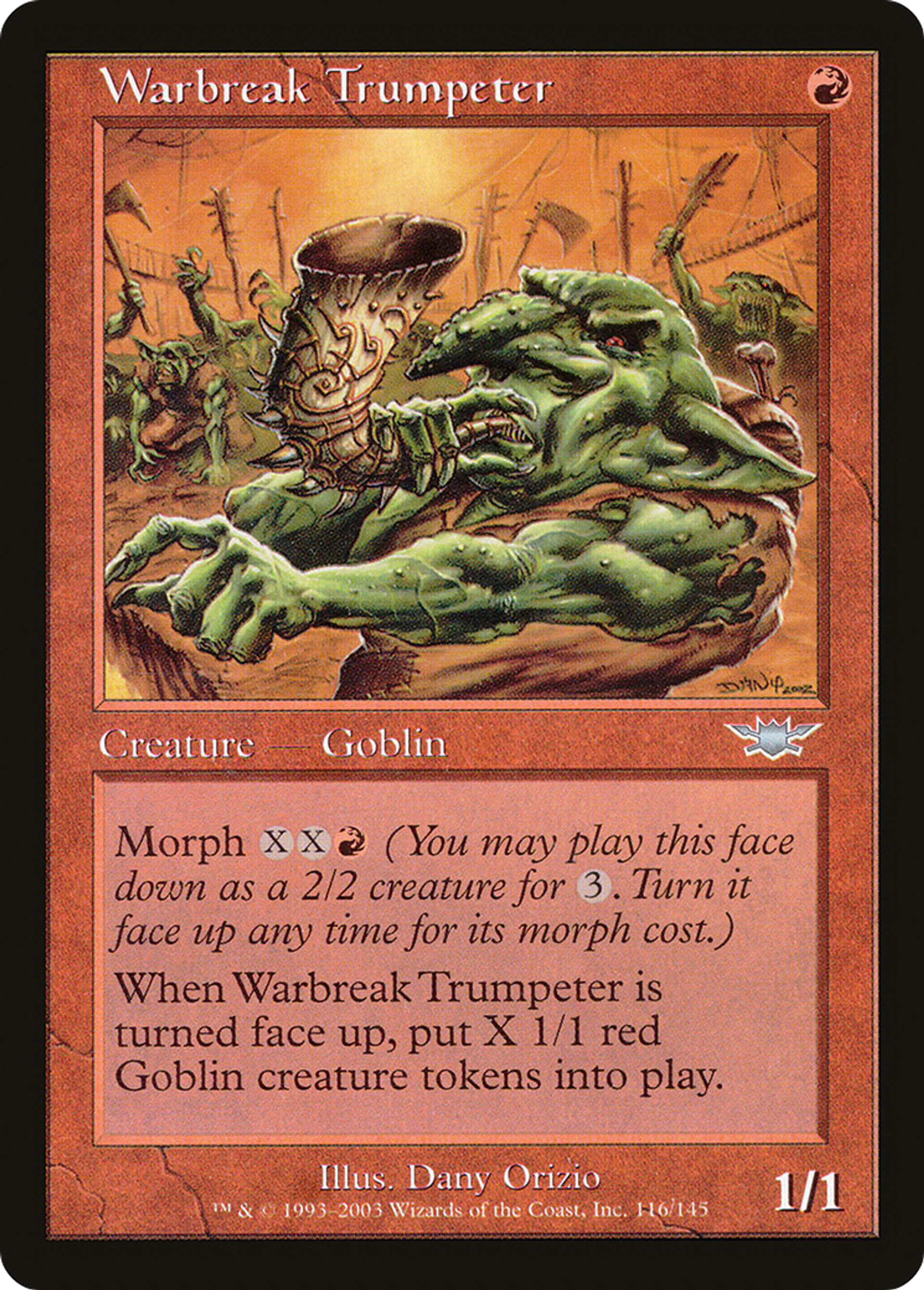 Joueur de trompe briseguerre — Legions — Magic: The Gathering