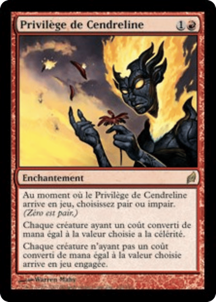 Privilège de Cendreline — Lorwyn — Magic: The Gathering