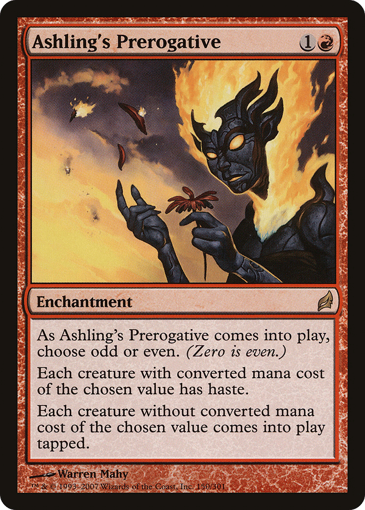 Ashling's Prerogative — Lorwyn — Magic: The Gathering