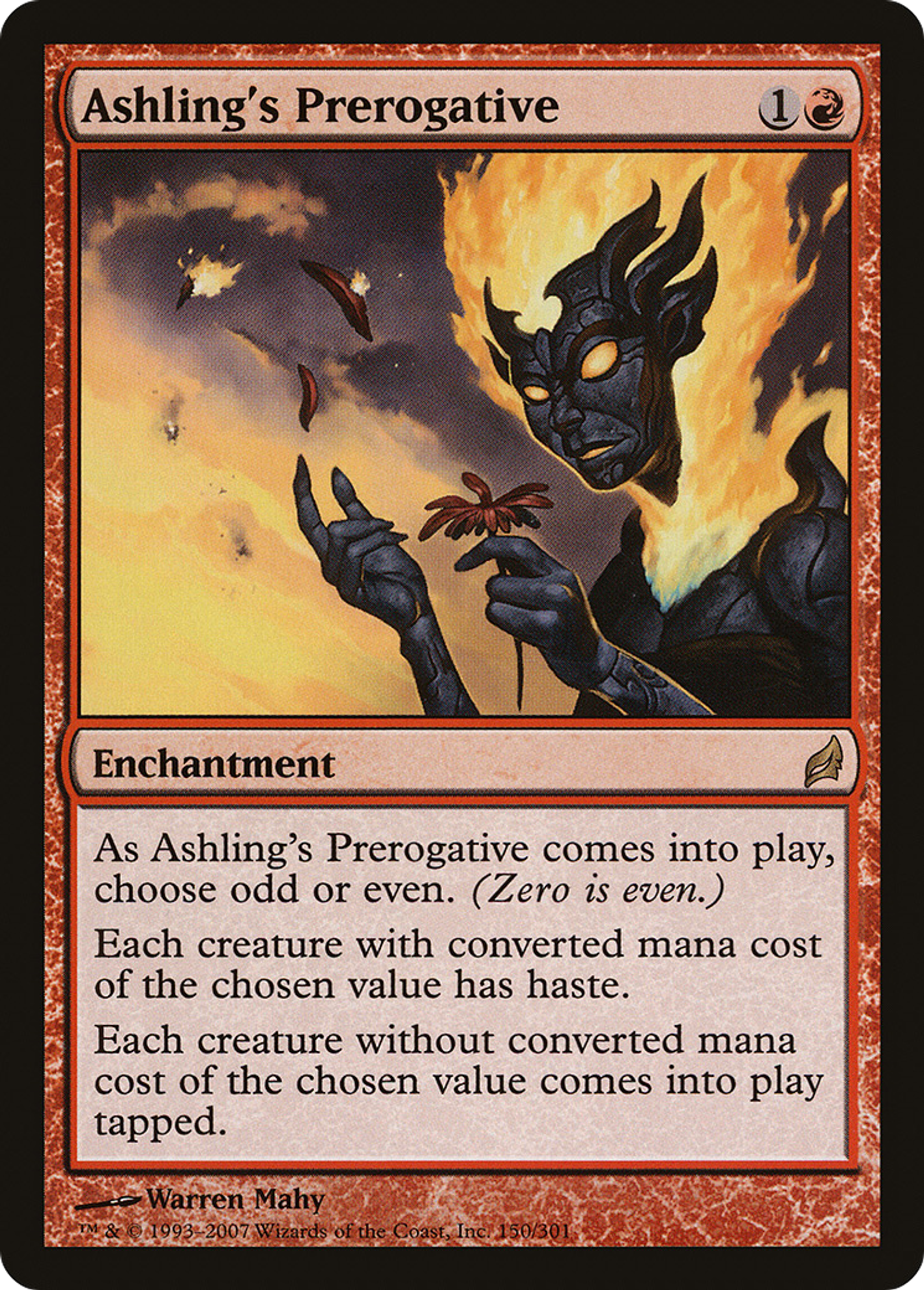 Ashling's Prerogative — Lorwyn — Magic: The Gathering